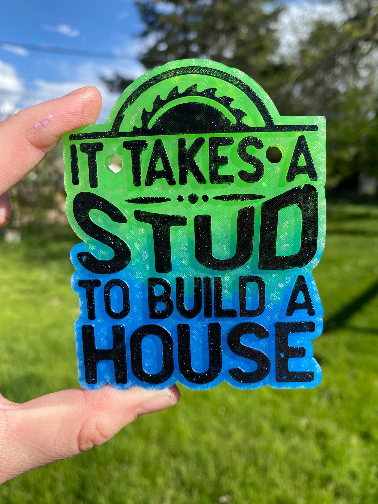It Takes a Stud to Build a House Mold, Construction Freshie Mold, Construction Silicone Mold, General Contractor Freshie, Funny Freshie Mold