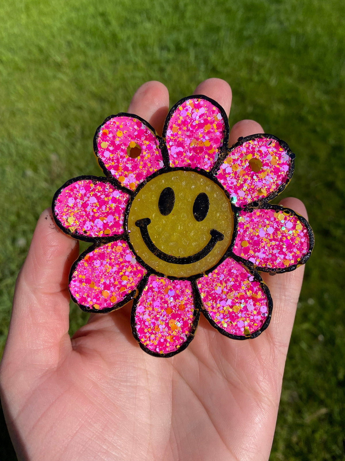 Smile Flower Mold, Summer freshie molds, retro flower mold, cute freshie molds, silicone freshie molds on sale, quality freshie molds