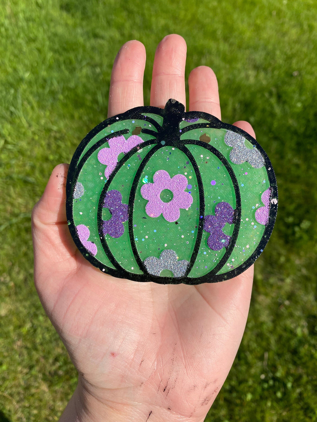 Flower Pumpkin Mold, Floral pumpkin, Halloween Freshie Mold, Fall Freshie Mold, Ghost Silicone Mold, Coffee Shop Freshie Mold, Spooky Mold