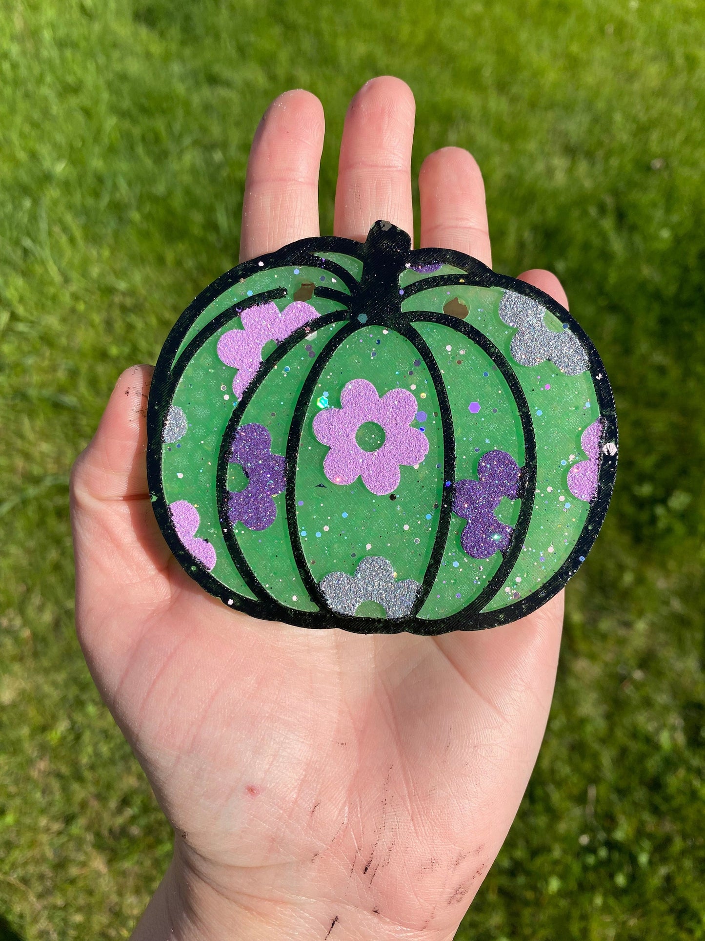Flower Pumpkin Mold, Floral pumpkin, Halloween Freshie Mold, Fall Freshie Mold, Ghost Silicone Mold, Coffee Shop Freshie Mold, Spooky Mold