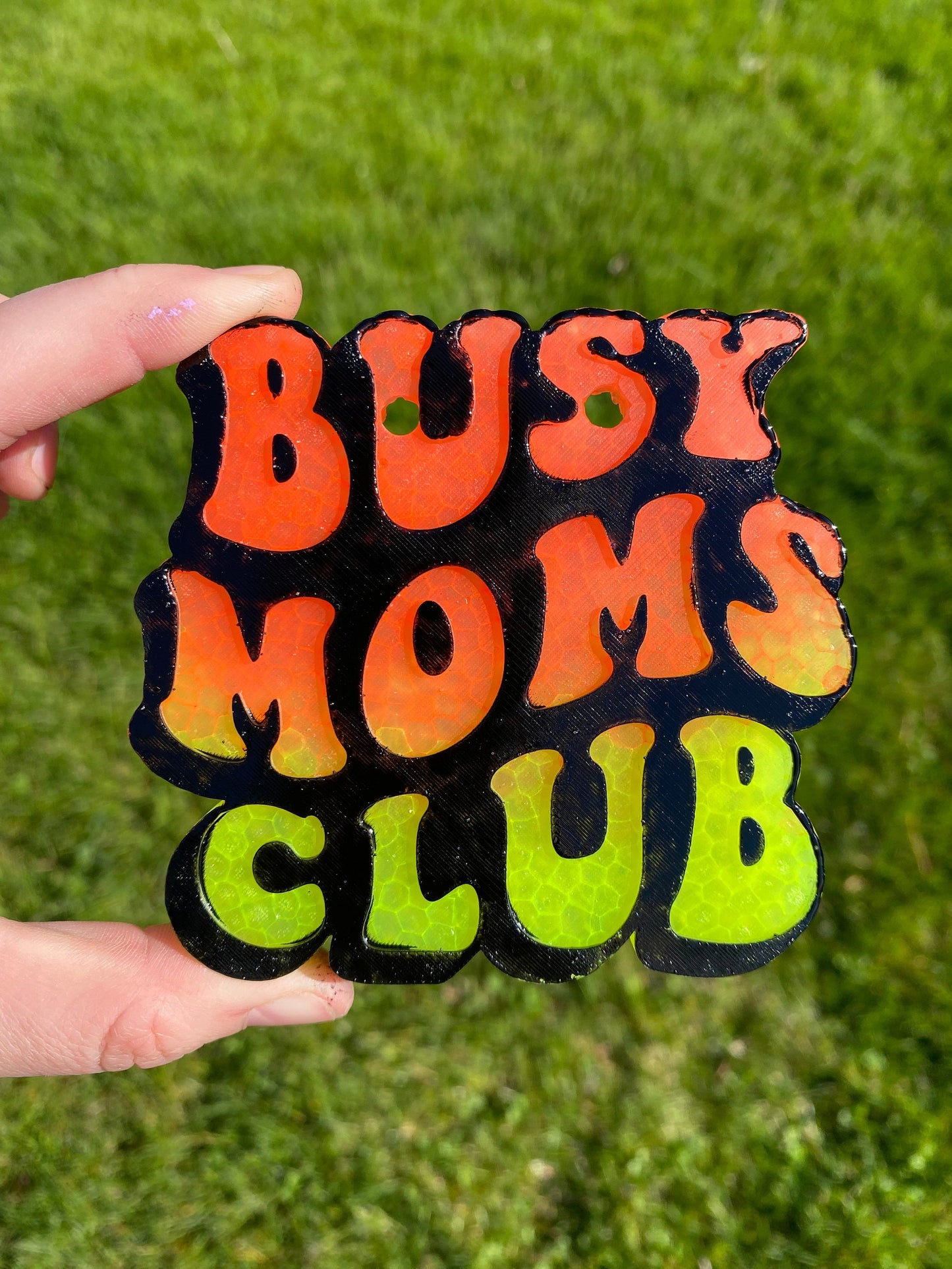 Busy Moms Club Mold, motherhood freshie mold, beginner freshie mold, freshie making supplies, silicone mold for freshie