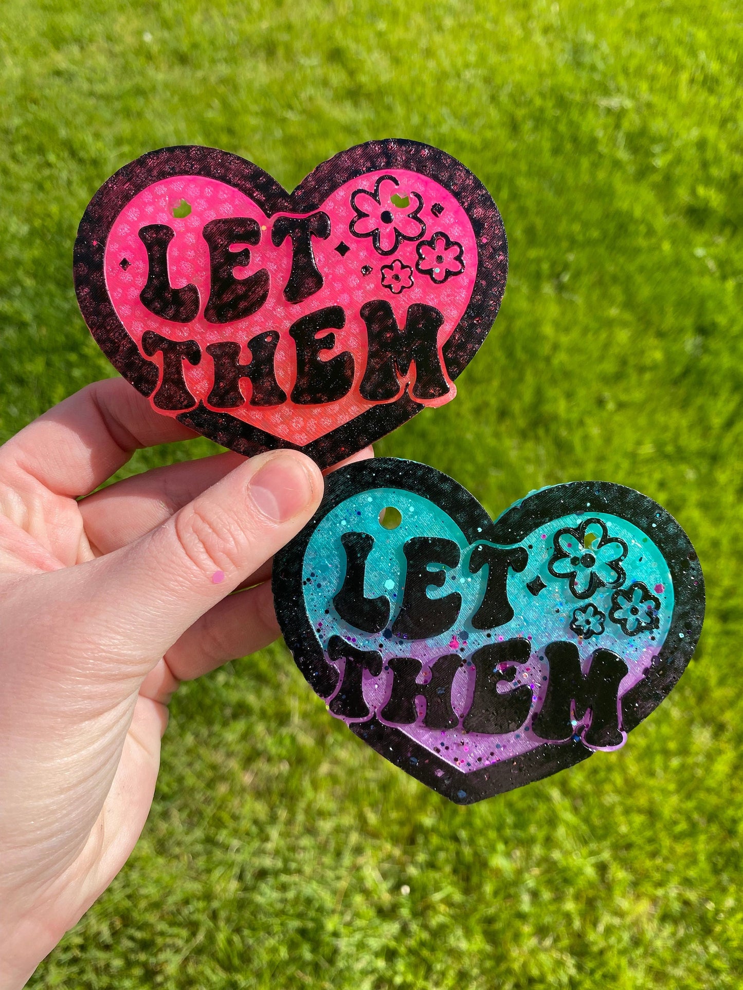 Let Them Freshie Mold, positive aroma bead molds, beginner freshie making supplies, popular freshie molds, self affirmation freshie mold,