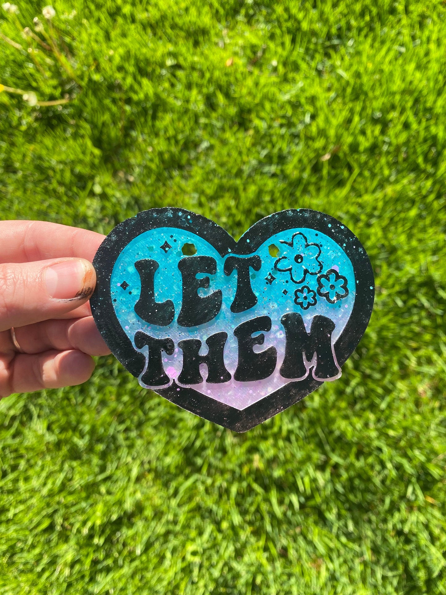 Let Them Freshie Mold, positive aroma bead molds, beginner freshie making supplies, popular freshie molds, self affirmation freshie mold,