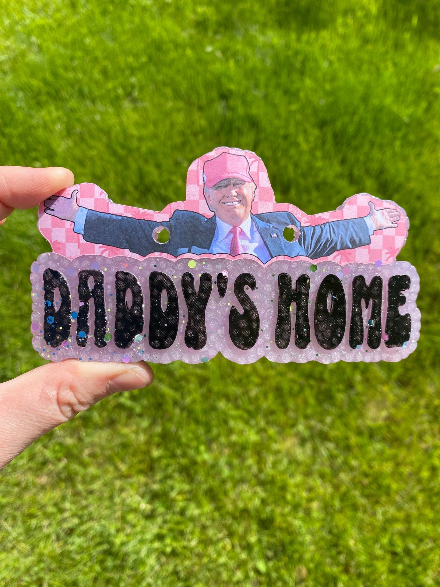 Trump Daddy's Home Freshie Mold, Trump 2024 Freshie, Republican Freshie Mold, Cardstock Freshie Mold, Silicone Mold, Political Freshie Molds