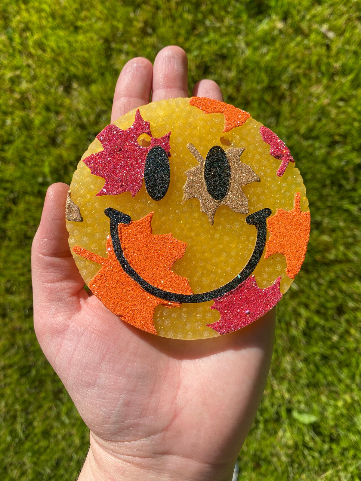 Smile Leaf Mold, Freshie Mold, Fall Freshie Mold, Silicone Mold, fall leaves freshie mold, cute fall mold, Autumn molds, Bestselling Molds