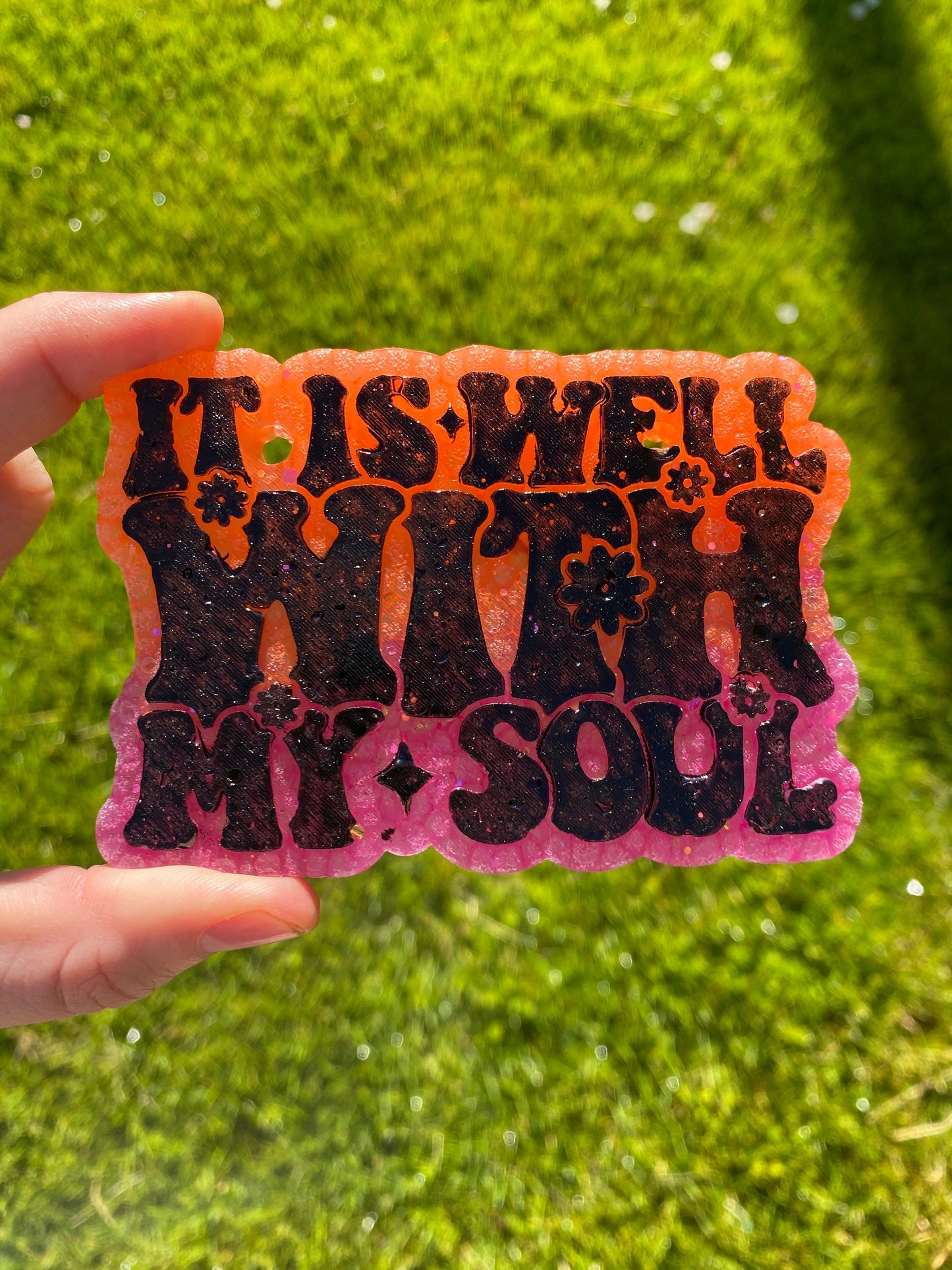 It Is Well With My Soul Mold, Mental Health Freshie Mold, Christian Freshie Mold, Uplifting Freshie Mold, Mental Health Awareness Silicone