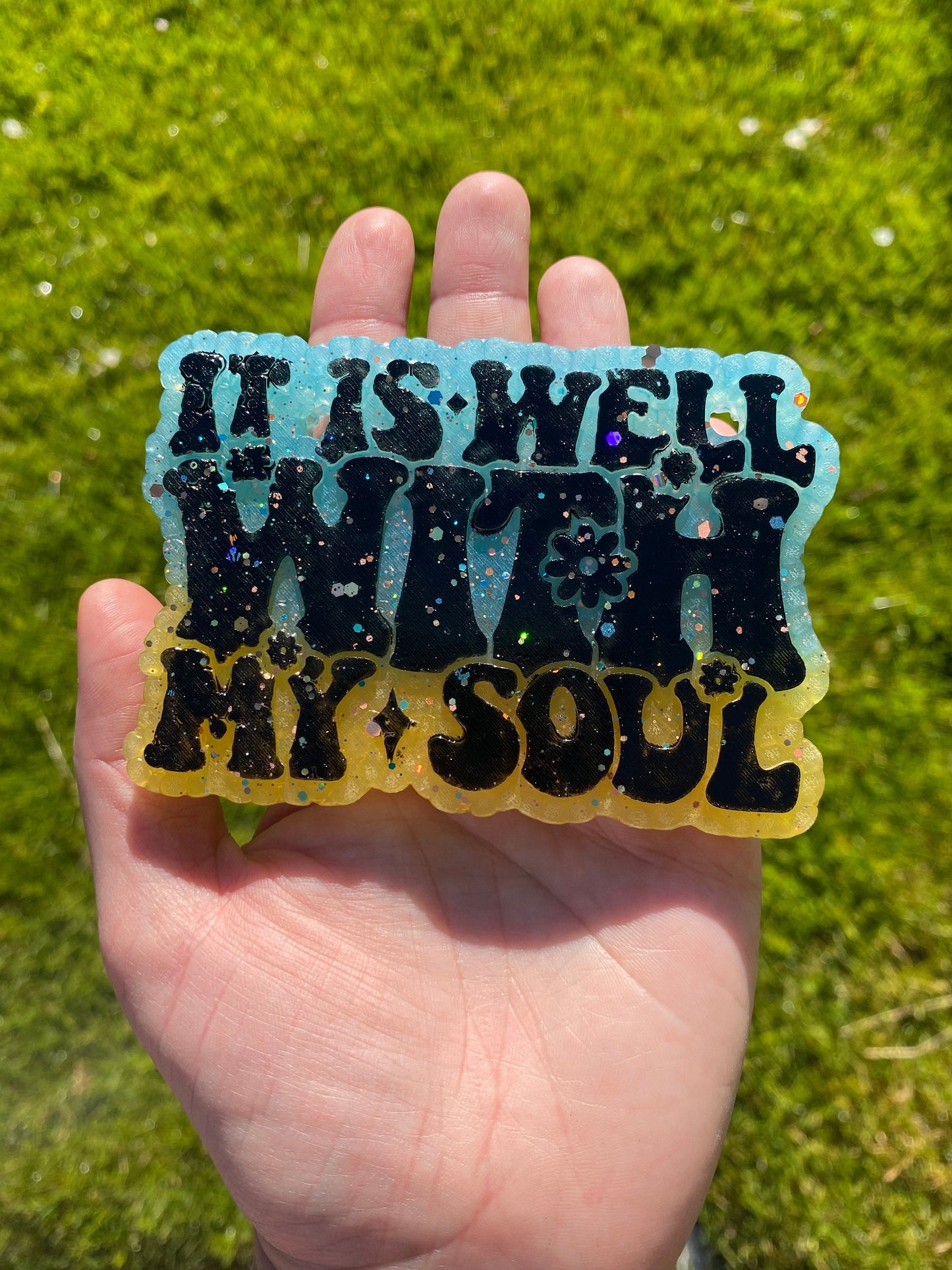 It Is Well With My Soul Mold, Mental Health Freshie Mold, Christian Freshie Mold, Uplifting Freshie Mold, Mental Health Awareness Silicone