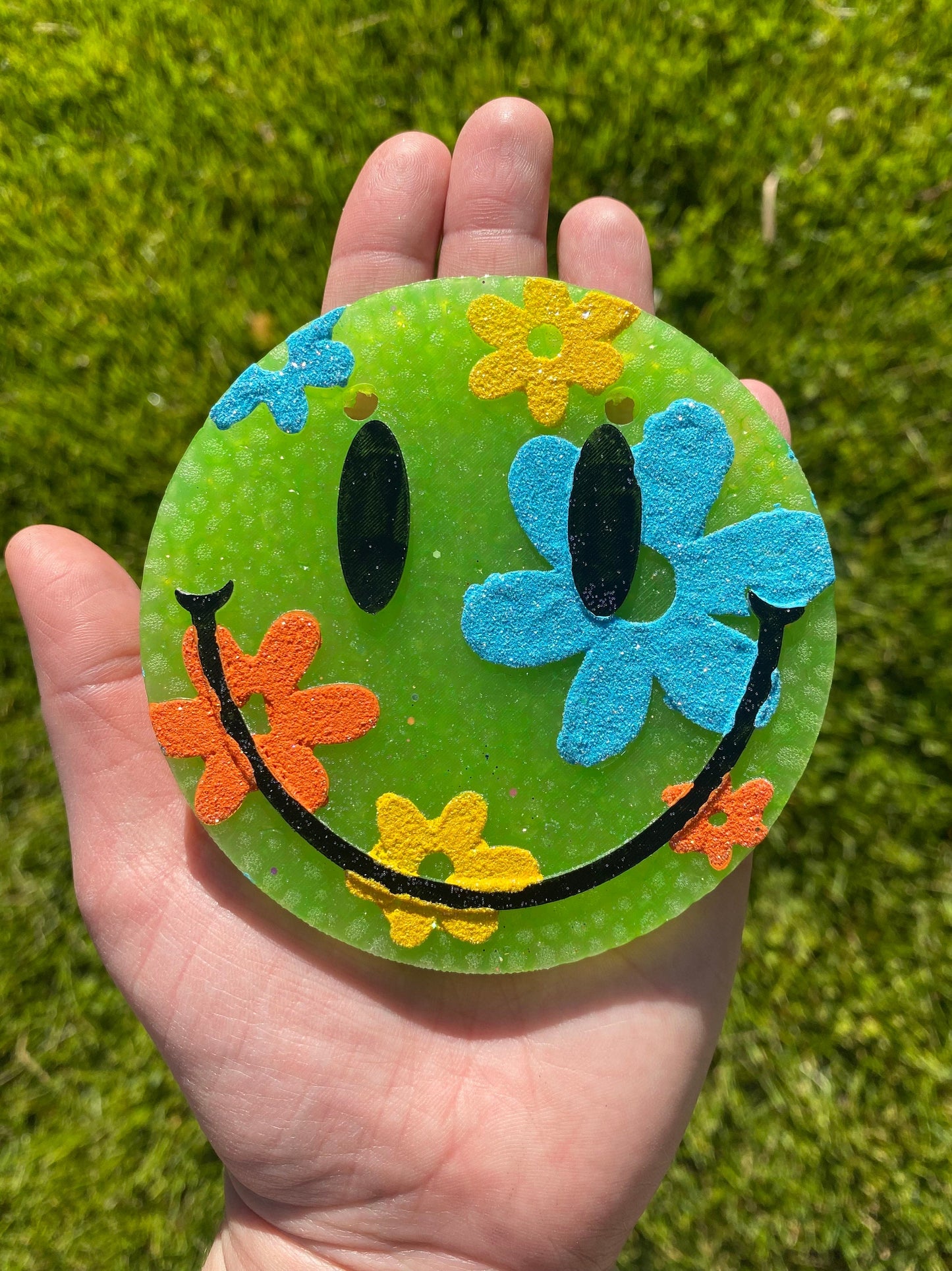 Smile Flower Mold, Summer freshie molds, retro flower mold, cute freshie molds, silicone freshie molds on sale, quality freshie molds