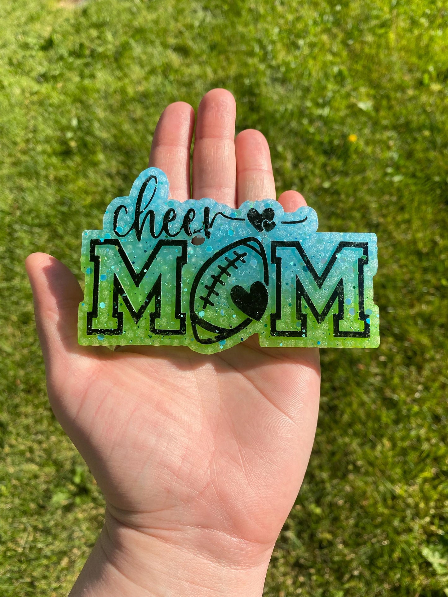 Cheer Mom Mold, Sport Freshie Mold, High School Silicone Mold, cheerleader freshie mold, cheer squad team freshies, high school cheer mold