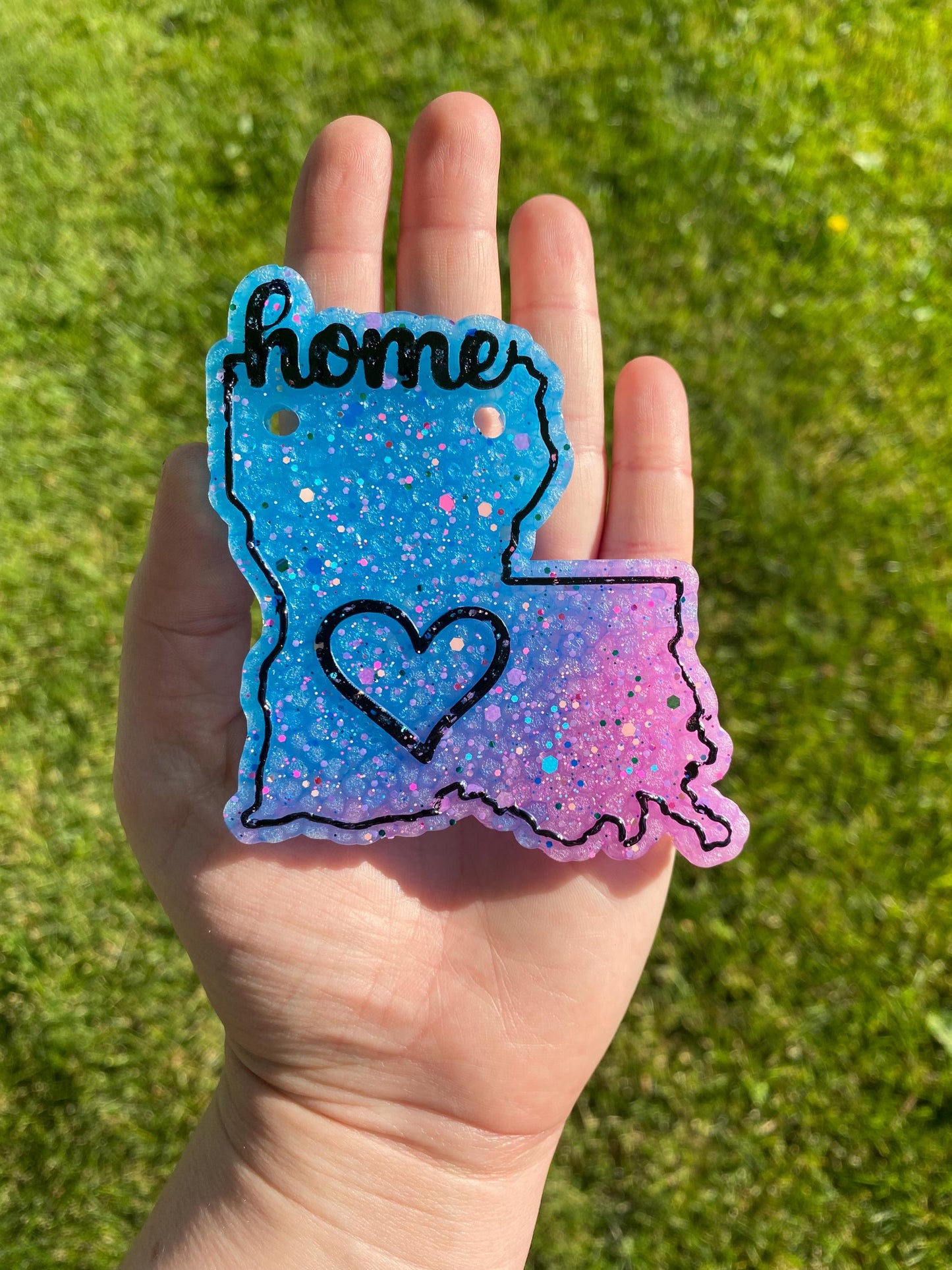 Louisiana Freshie Mold, Home State Freshie Molds, USA Freshie Molds, Beginner Aroma Bead Molds, Louisiana State Freshie Mold