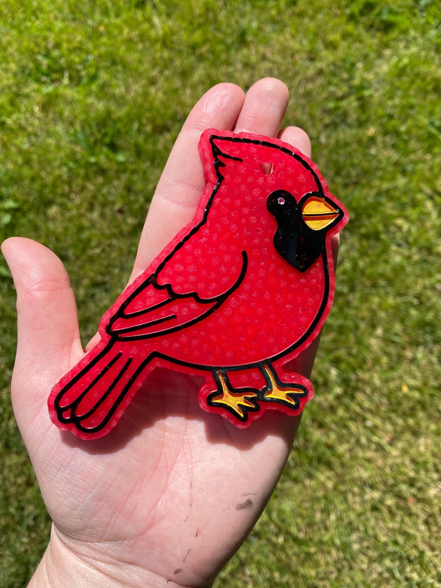 Cardinal Freshie Mold, aroma bead molds, freshie making supplies, animal freshie mold, bestselling freshie molds, I am always with you mold