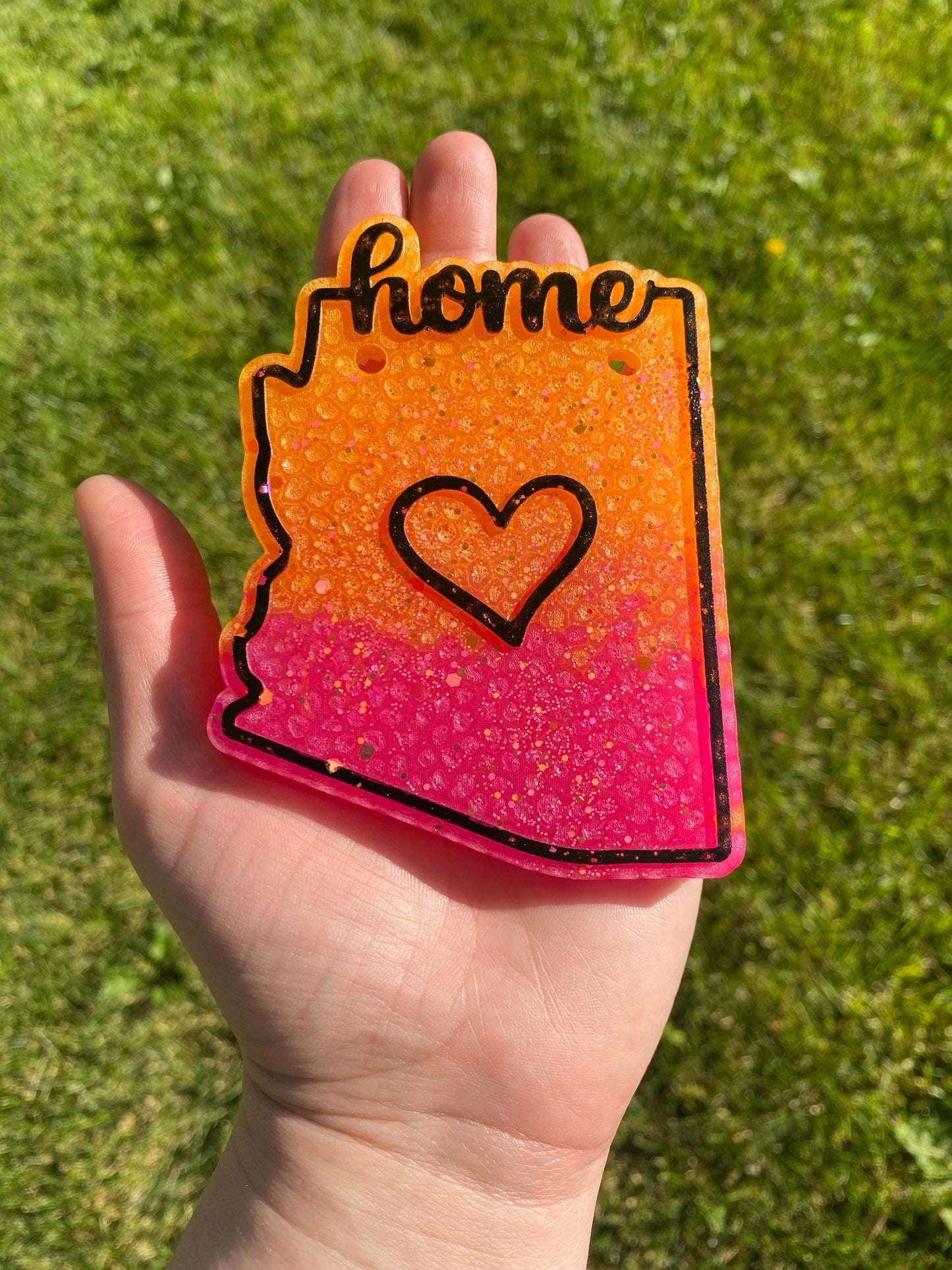 Arizona Freshie Mold, Home State Freshie Molds, USA Freshie Molds, Beginner Aroma Bead Molds, Arizona State Freshie Mold