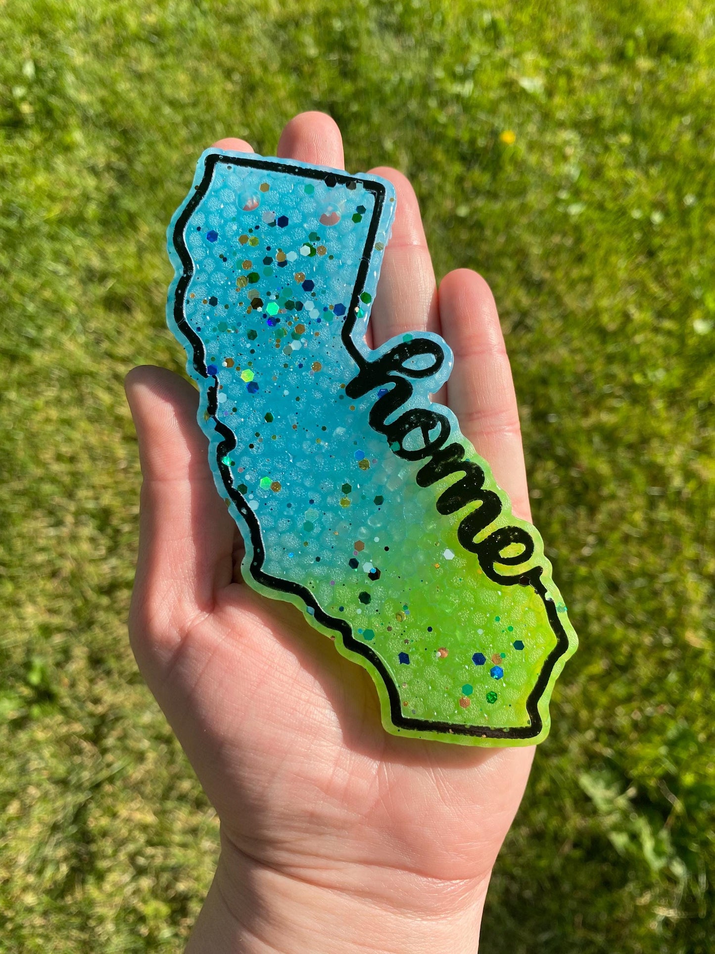 California Freshie Mold, Home State Freshie Molds, USA Freshie Molds, Beginner Aroma Bead Molds, California State Freshie Mold, Cali Freshie