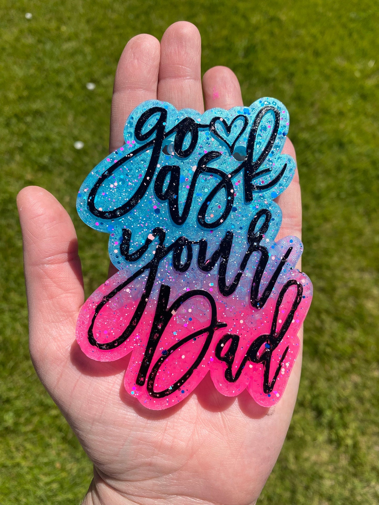 Go Ask Your Dad Freshie Silicone Mold, m humor freshie supplies, popular freshie molds, best selling freshies, mom freshie molds