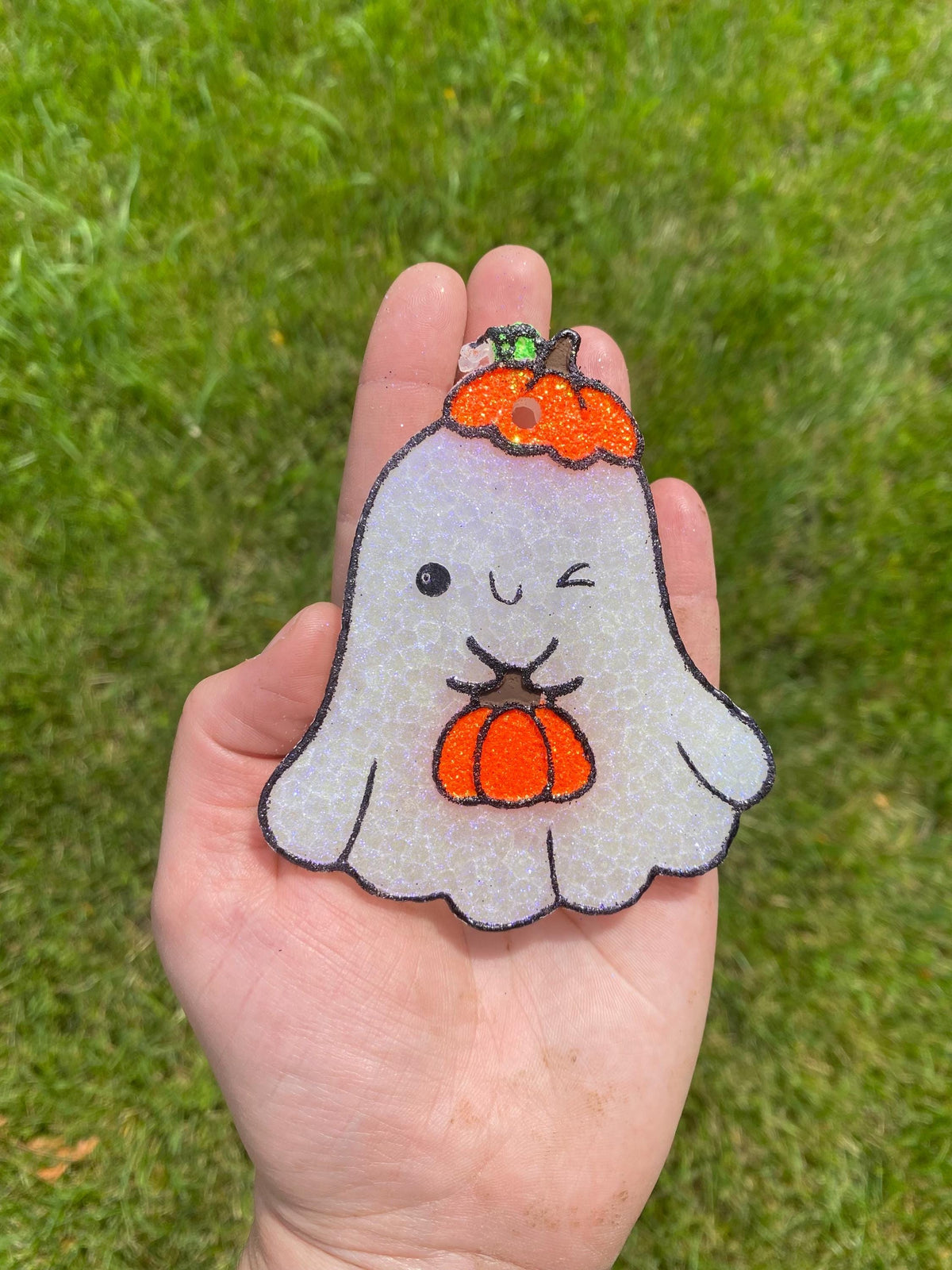 Pumpkin Ghost Mold, Halloween Freshie Mold, Fall Freshie Mold, Ghost Silicone Mold, Coffee Shop Freshie Mold, Spooky Mold, Floral Ghost Mold