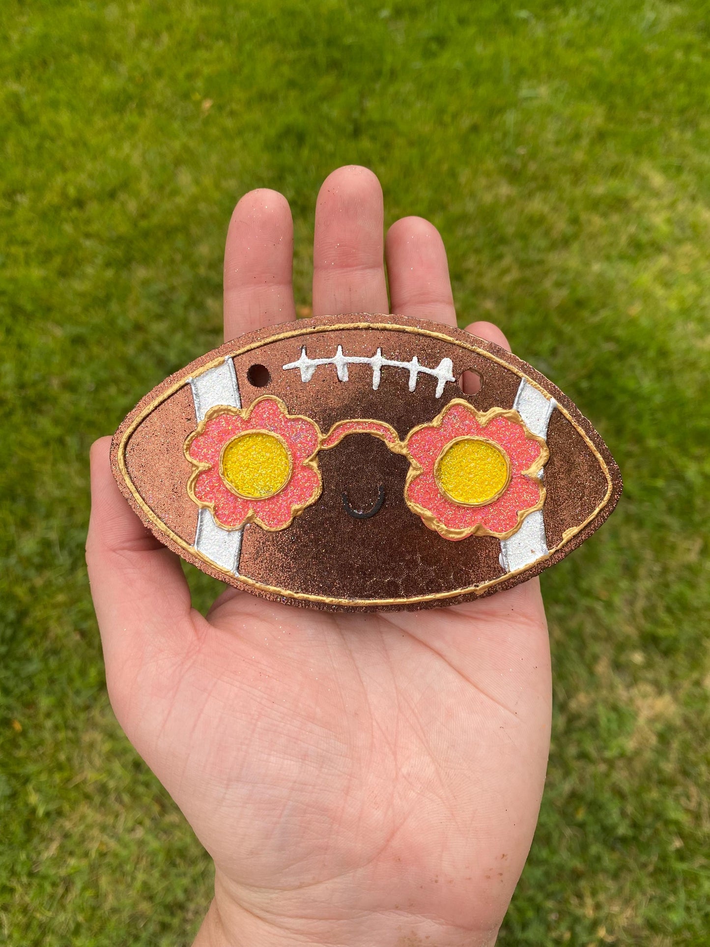 Flower Football Mold, Sports Freshie Mold, Fantasty Football Silicone, Football Team Mold, Fall Freshie Mold, Sports Silicone Molds