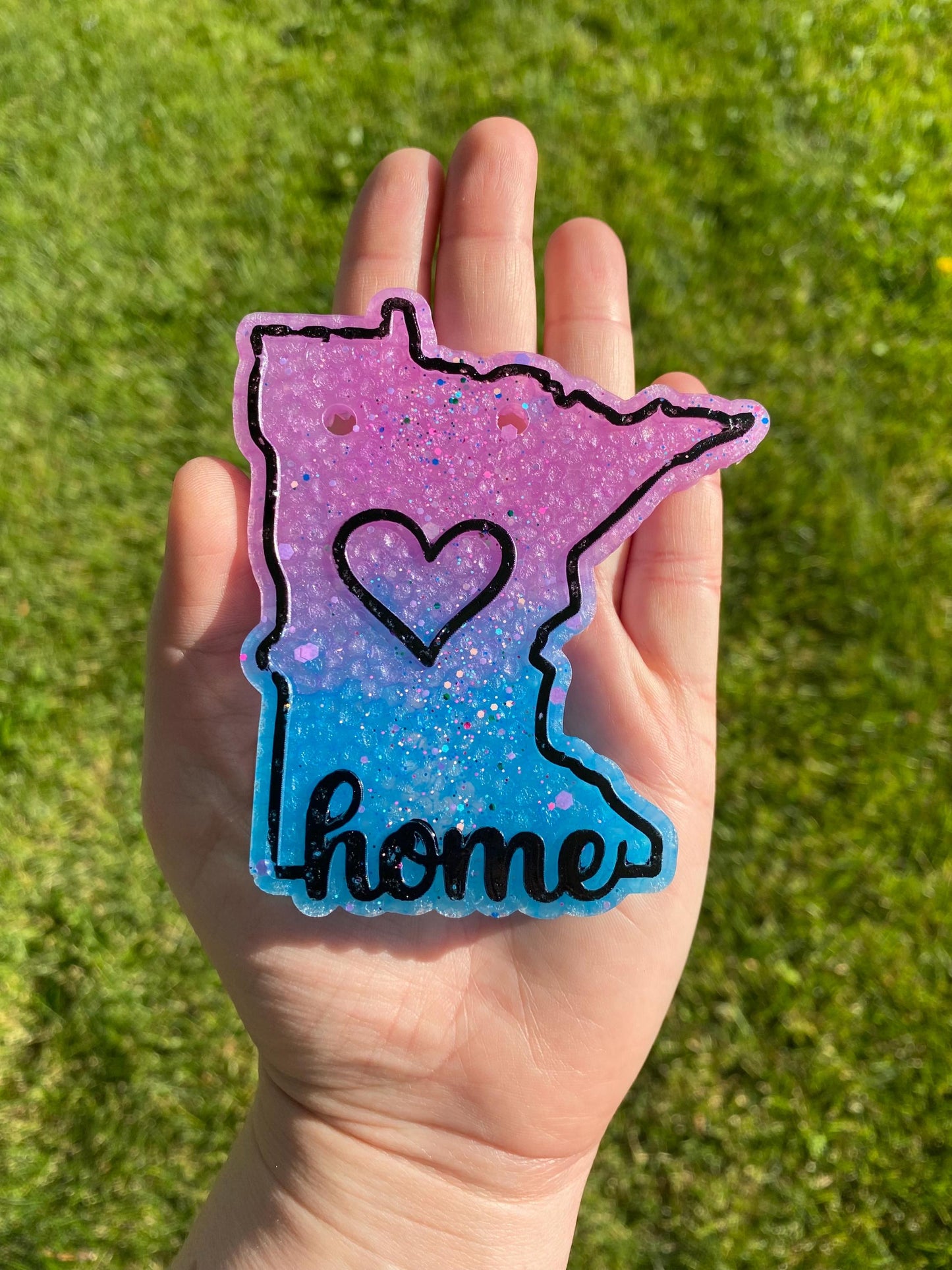 Minnesota Freshie Mold, Home State Freshie Molds, USA Freshie Molds, Beginner Aroma Bead Molds, Minnesota State Freshie Mold