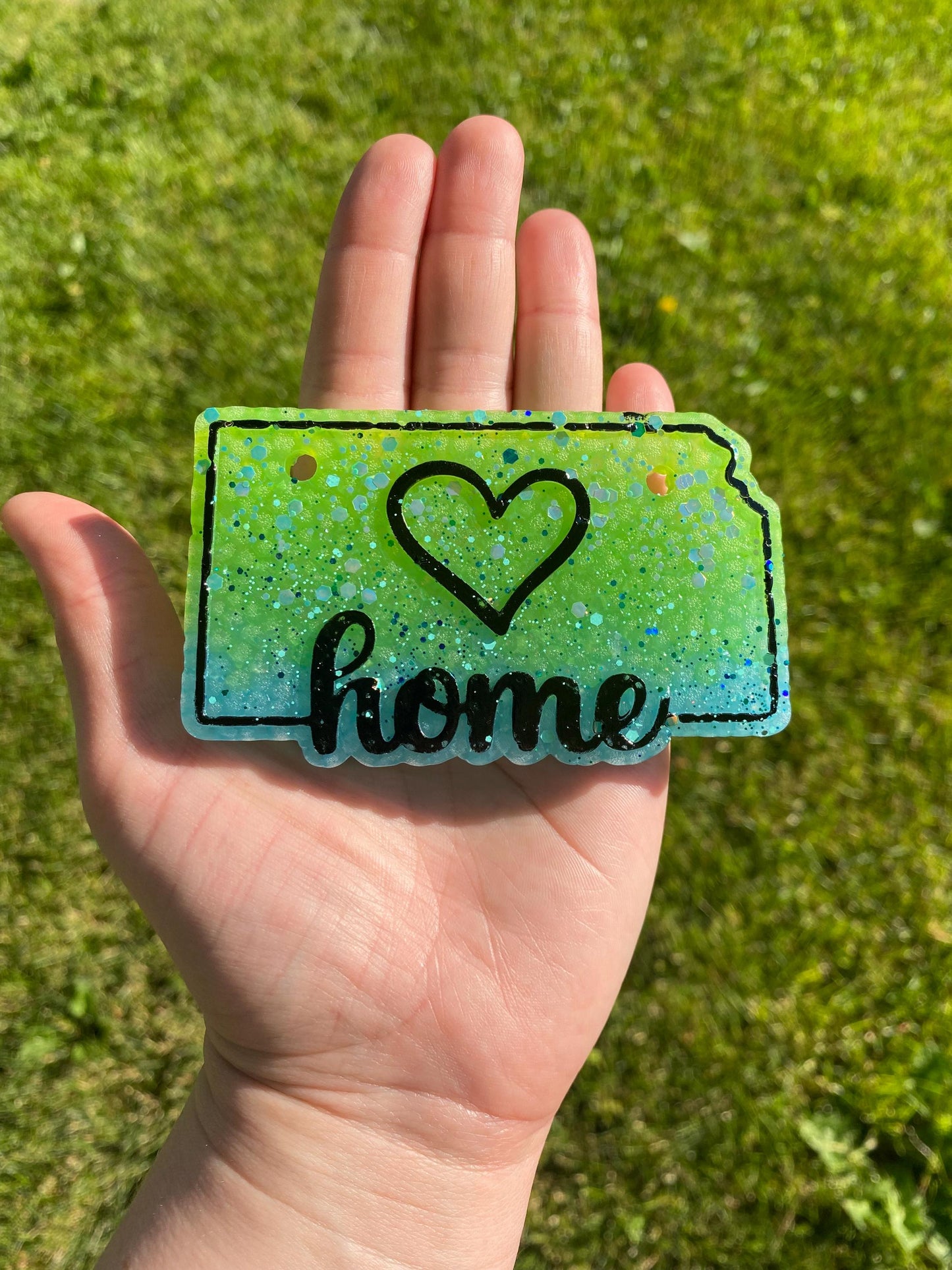 Kansas Freshie Mold, Home State Freshie Molds, USA Freshie Molds, Beginner Aroma Bead Molds, Kansas State Freshie Mold