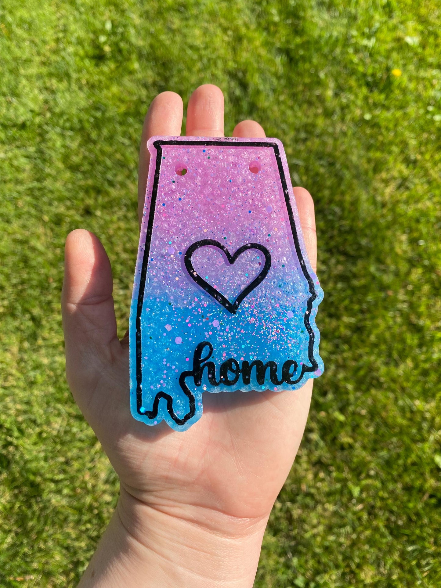 Alabama Freshie Mold, Home State Freshie Molds, USA Freshie Molds, Beginner Aroma Bead Molds, Alabama State Freshie Mold