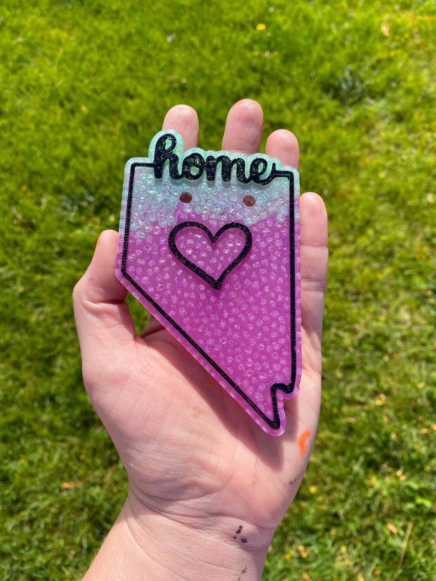 Nevada Freshie Mold, Home State Freshie Molds, USA Freshie Molds, Beginner Aroma Bead Molds, Nevada State Freshie Mold