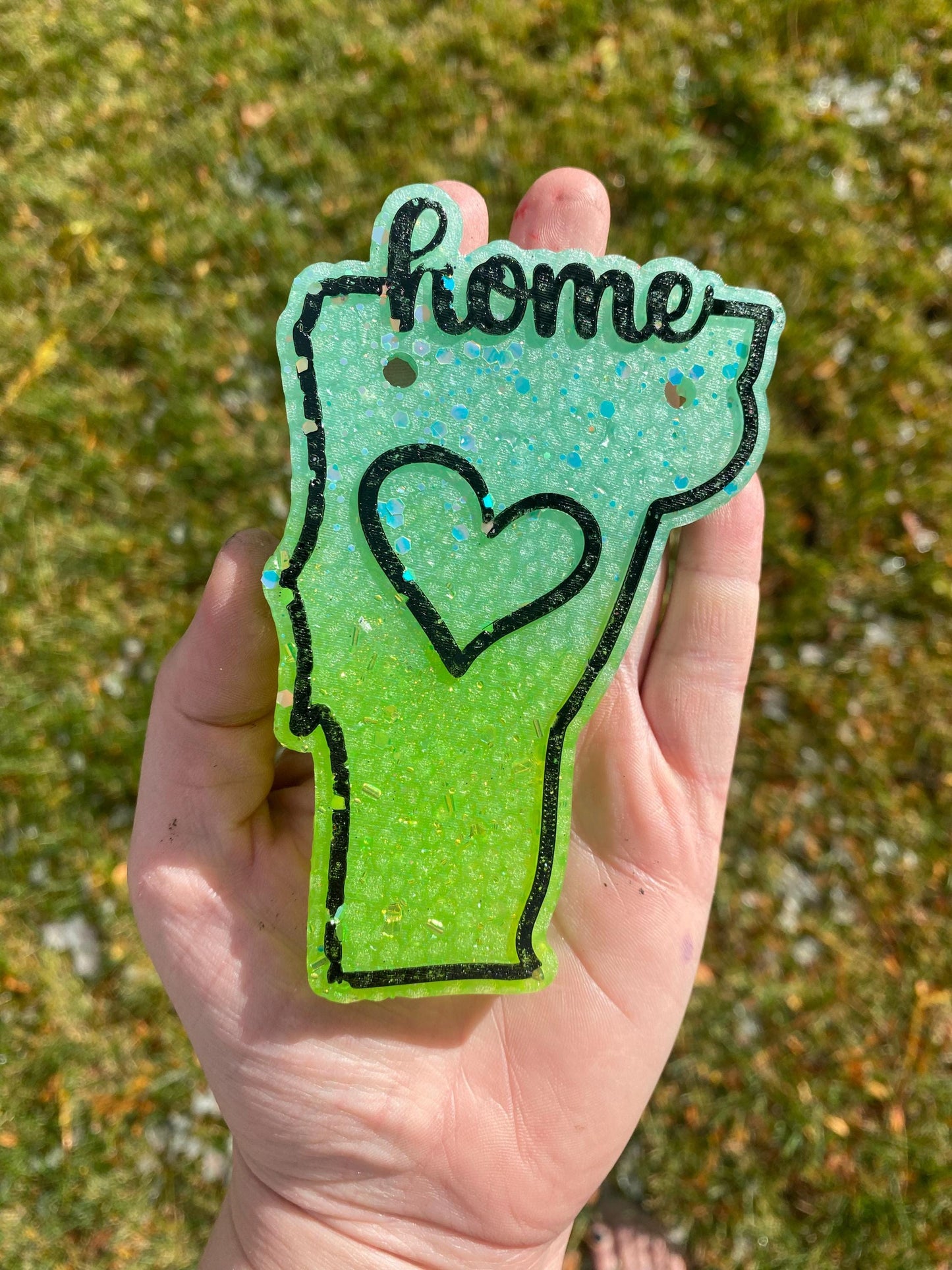 Vermont Freshie Mold, Home State Freshie Molds, USA Freshie Molds, Beginner Aroma Bead Molds, Vermont State Freshie Mold