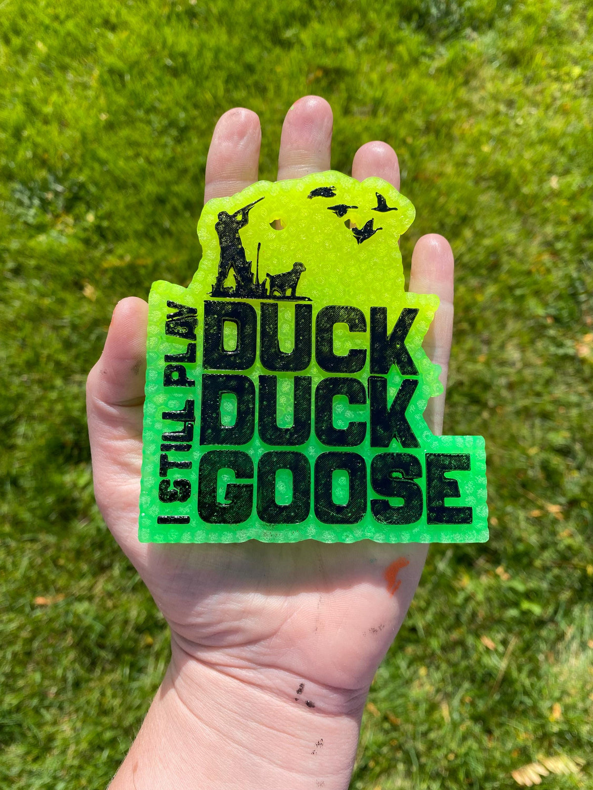 I Still Play Duck Duck Goose Freshie Silicone Mold, duck hunting freshie making supplies, husband freshie ideas, bestselling dad molds