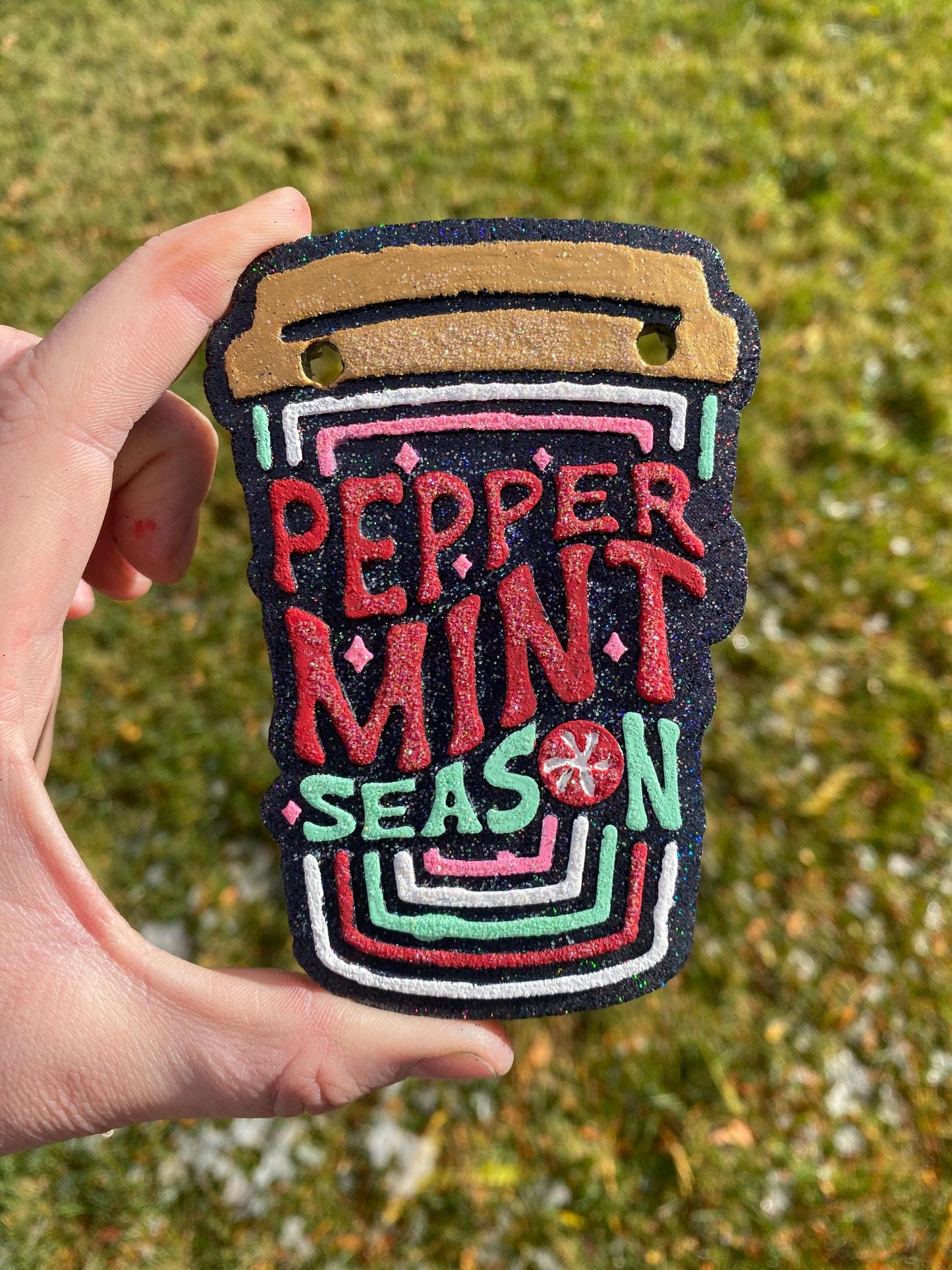 Peppermint Season Freshie Mold