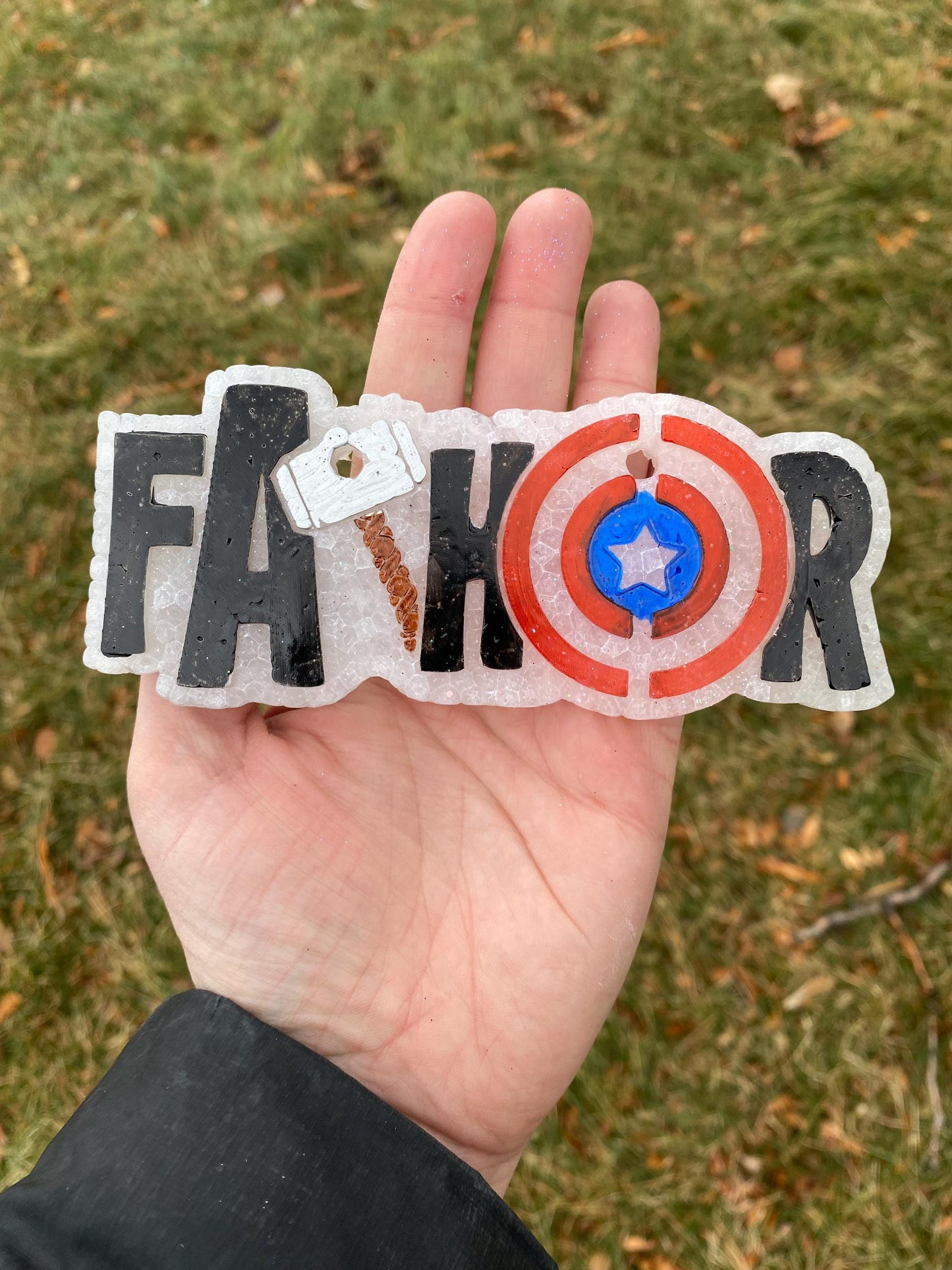 Father Freshie Mold, Father's Day Freshie Designs, Super Hero Dad Molds, Dad Silicone Mold, Freshie Molds for Dad, Soap Mold, Wax Melt Mold