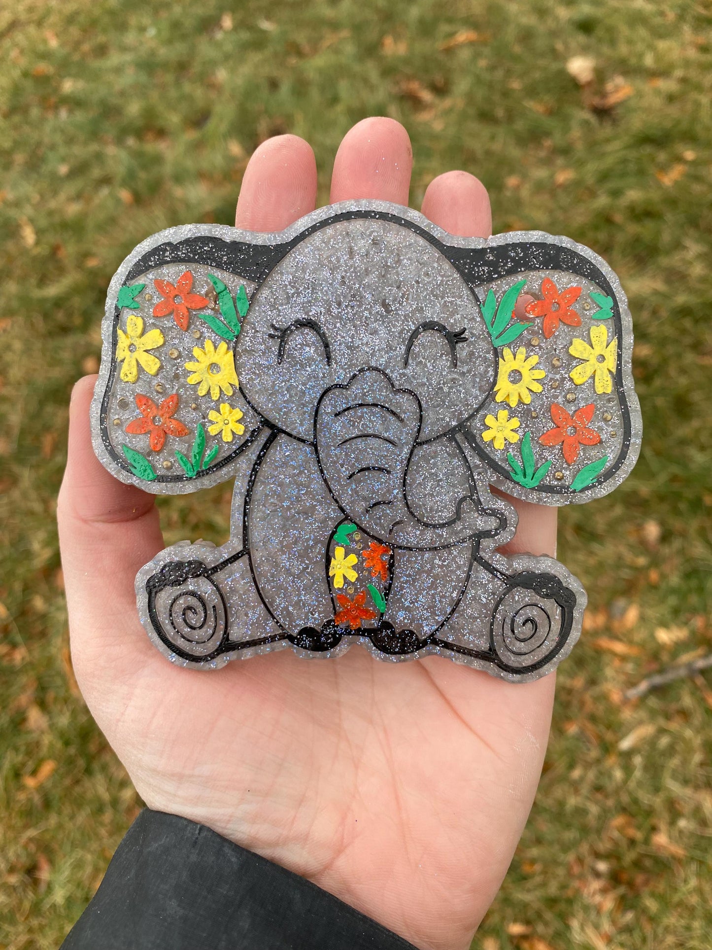 Elephant Freshie Mold, Animal Freshie Mold for animal lovers, elephant bath bomb mold, for wax melts, elephant soap mold, freshie supplies