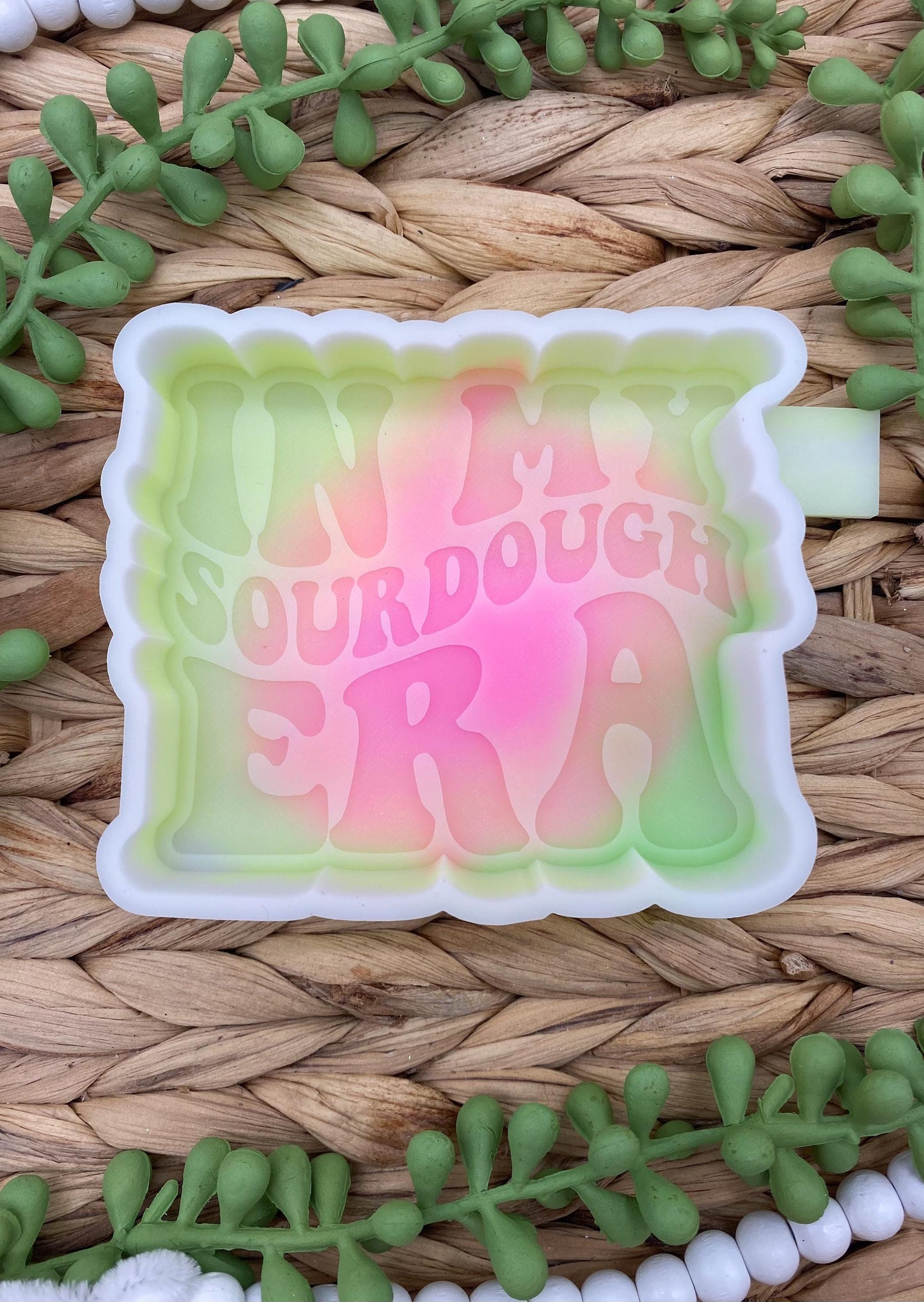 In My Sourdough Era Freshie Silicone Mold, bread freshie, aroma bead molds, freshie making supplies, baker freshie molds, baking aromies
