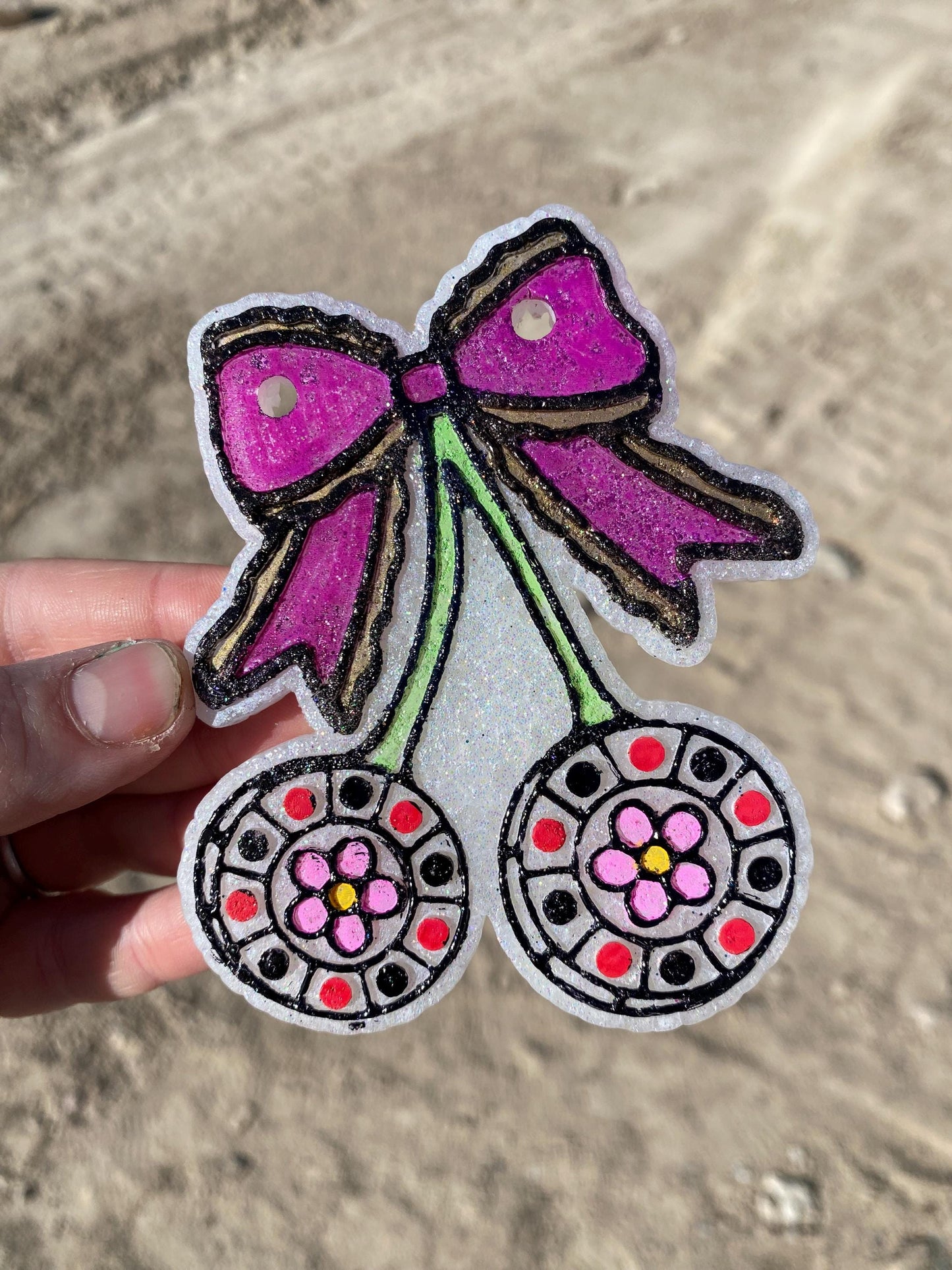 Cherry Poker Chip Freshie Mold, husband freshie ideas, casino freshie mold, cherry freshie mold, gambling freshie mold, poker freshie mold