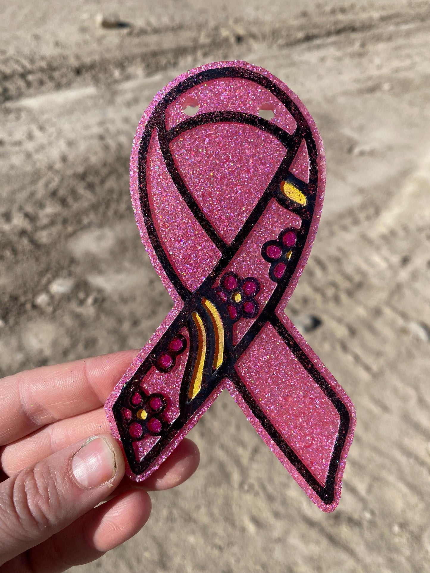 Cancer Ribbon Mold, Ribbon Freshie Mold, Cancer Freshie Mold, Breast Cancer Silicone Mold, Awareness ribbon mold, chemo freshie mold