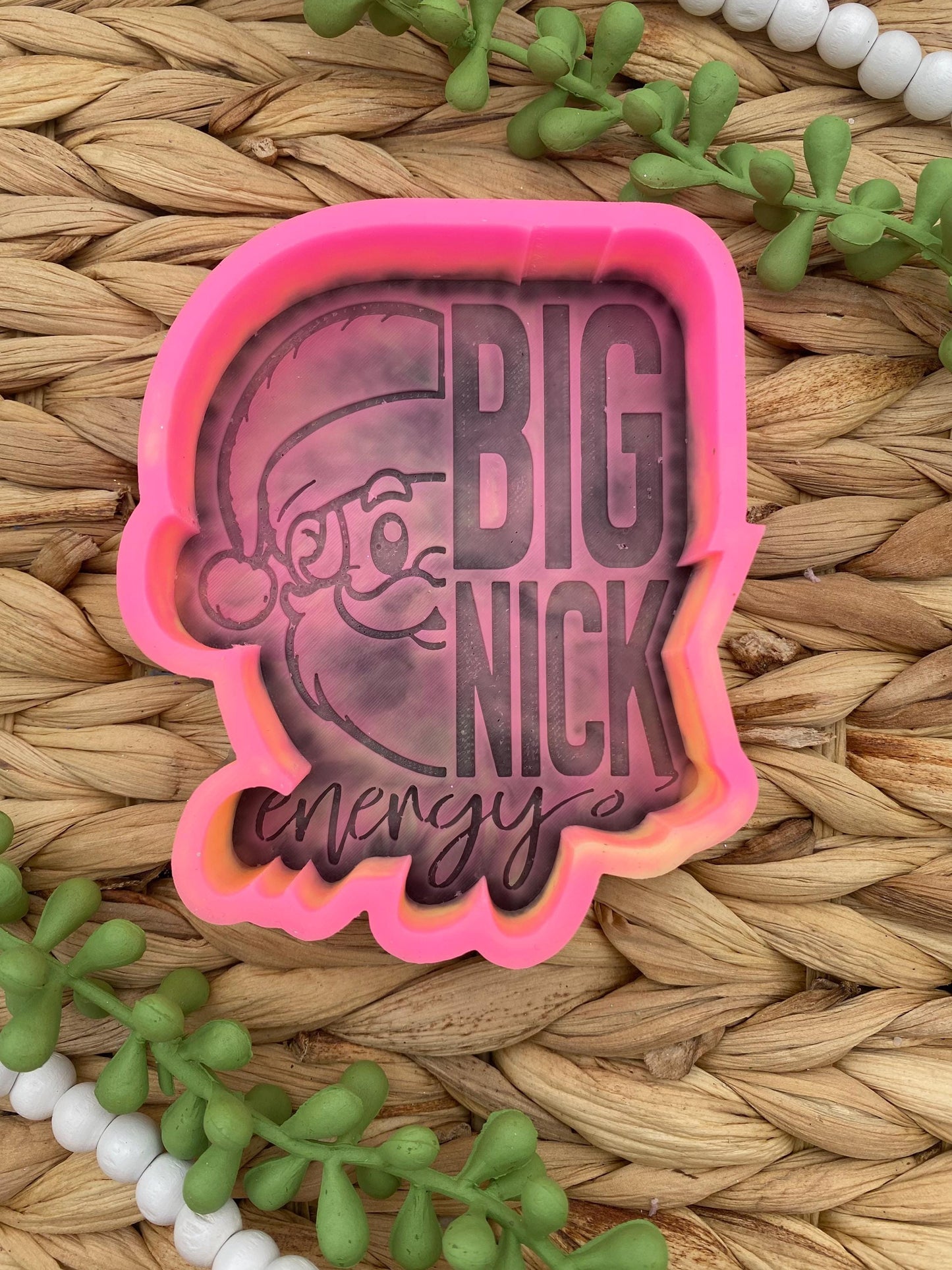 Big Nick Energy Freshie Mold, Santa Freshie Mold