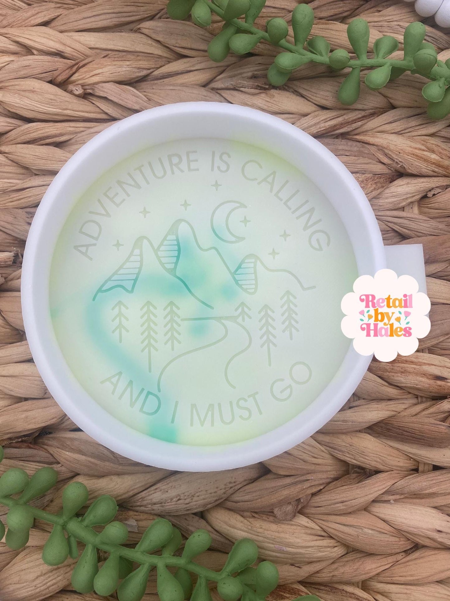 Adventure is Calling Freshie Silicone Mold, freshie making supplies, popular freshie, best selling freshies, summer camping outdoors freshie