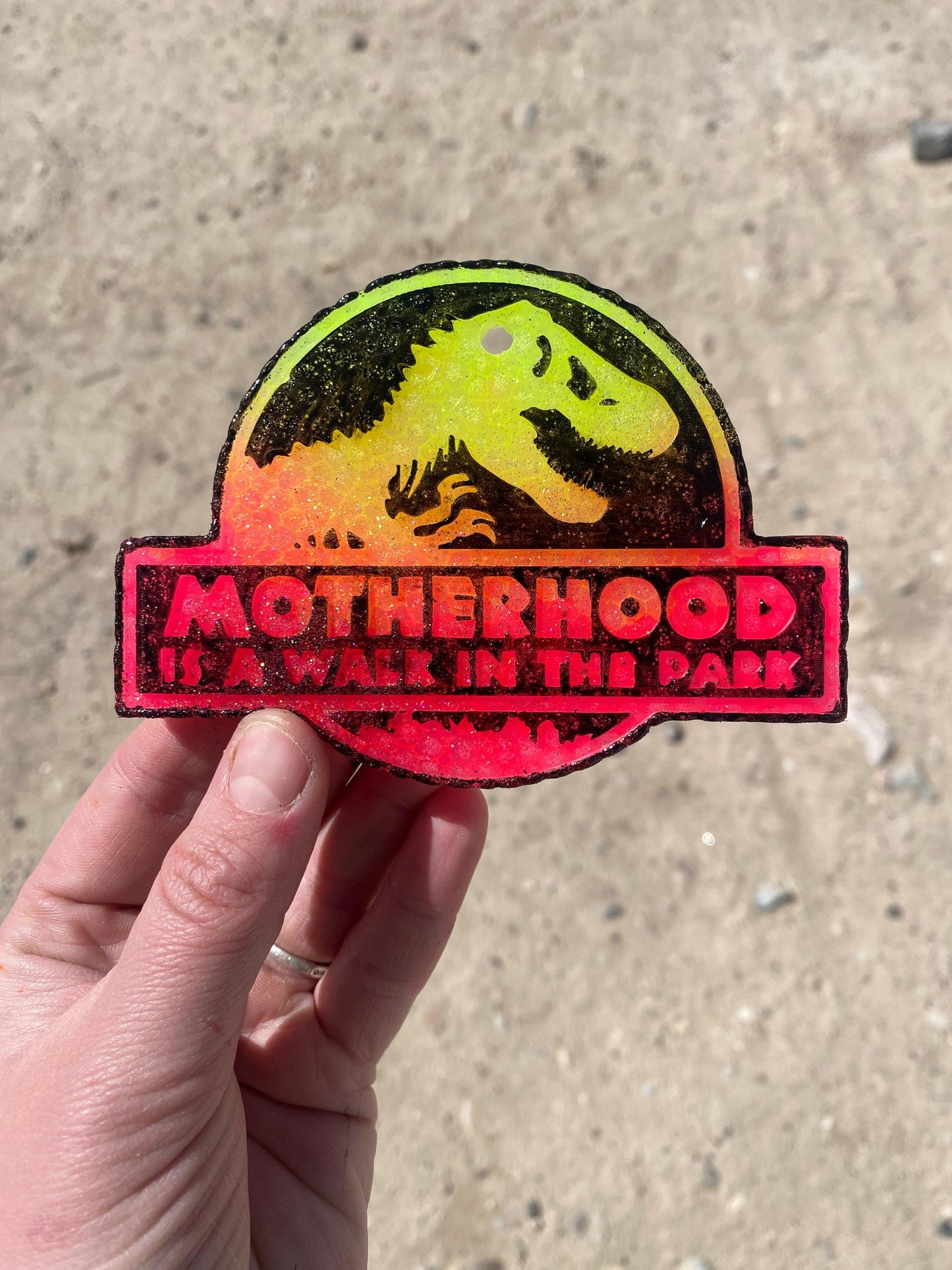 Motherhood is a Walk In the Park Freshie Mold, bestselling mom freshie molds, mom freshie mold ideas, mama freshie molds