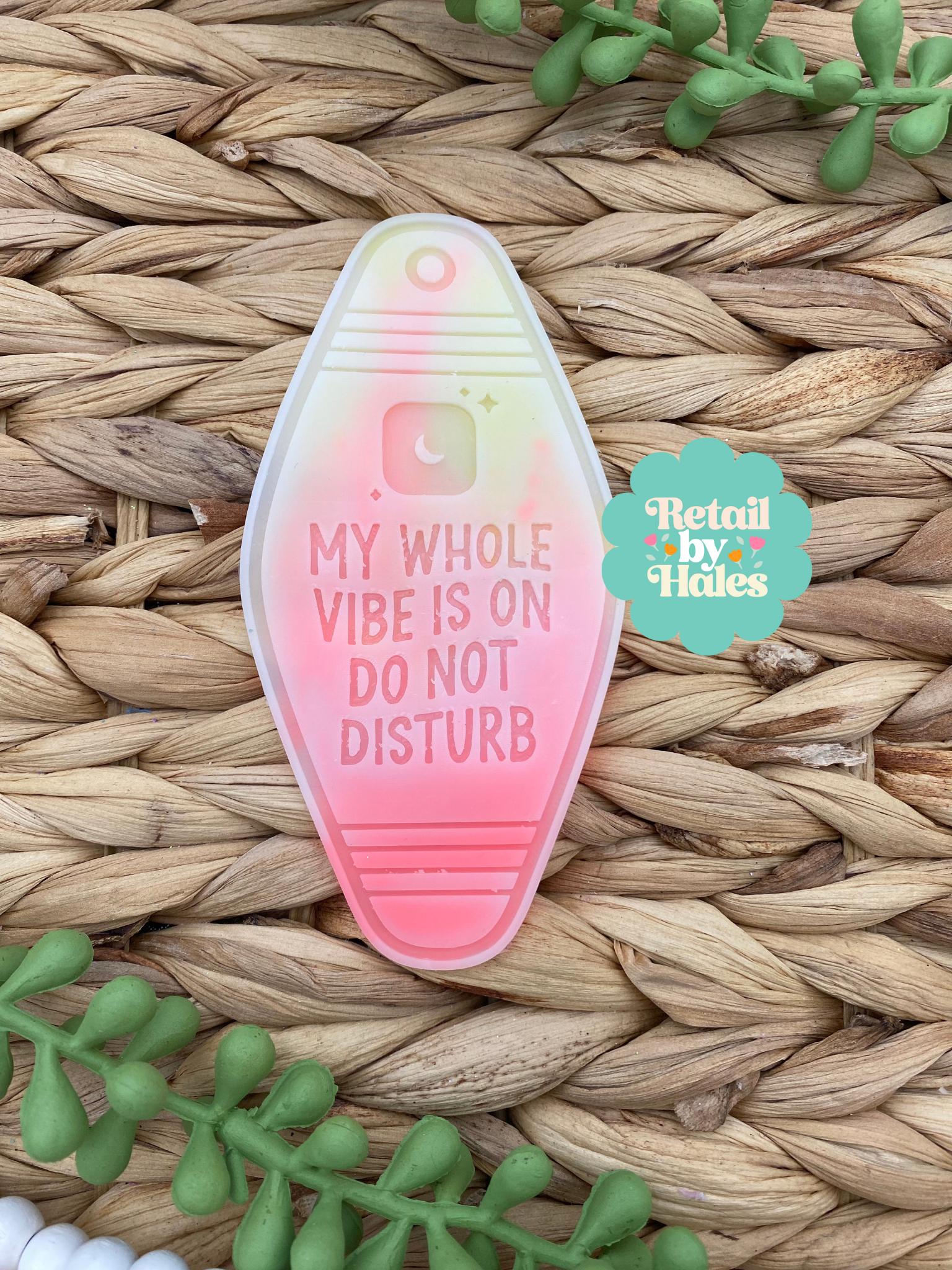 Do Not Disturb Motel Key Inserts Freshie Mold, for adult car freshie designs oven safe silicone mold for resin funny mold