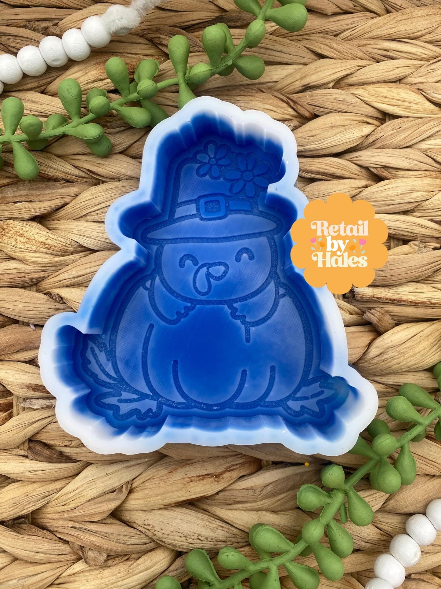 Turkey in a Pumpkin Freshie Mold, Thanksgiving Freshie Mold, Fall Freshie Mold, Turkey Freshie Mold, Autumn freshie mold, Fall Pumpkin Mold