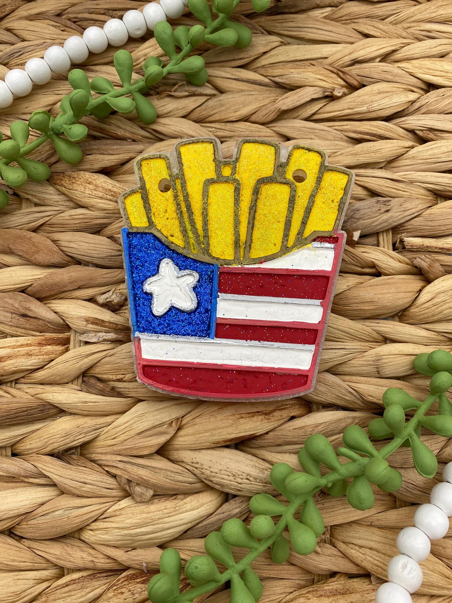 USA Fries Freshie Mold, Summer Freshie Molds, fourth of July Freshie Mold, patriotic Silicone Mold, US freshie molds, America freshie mold