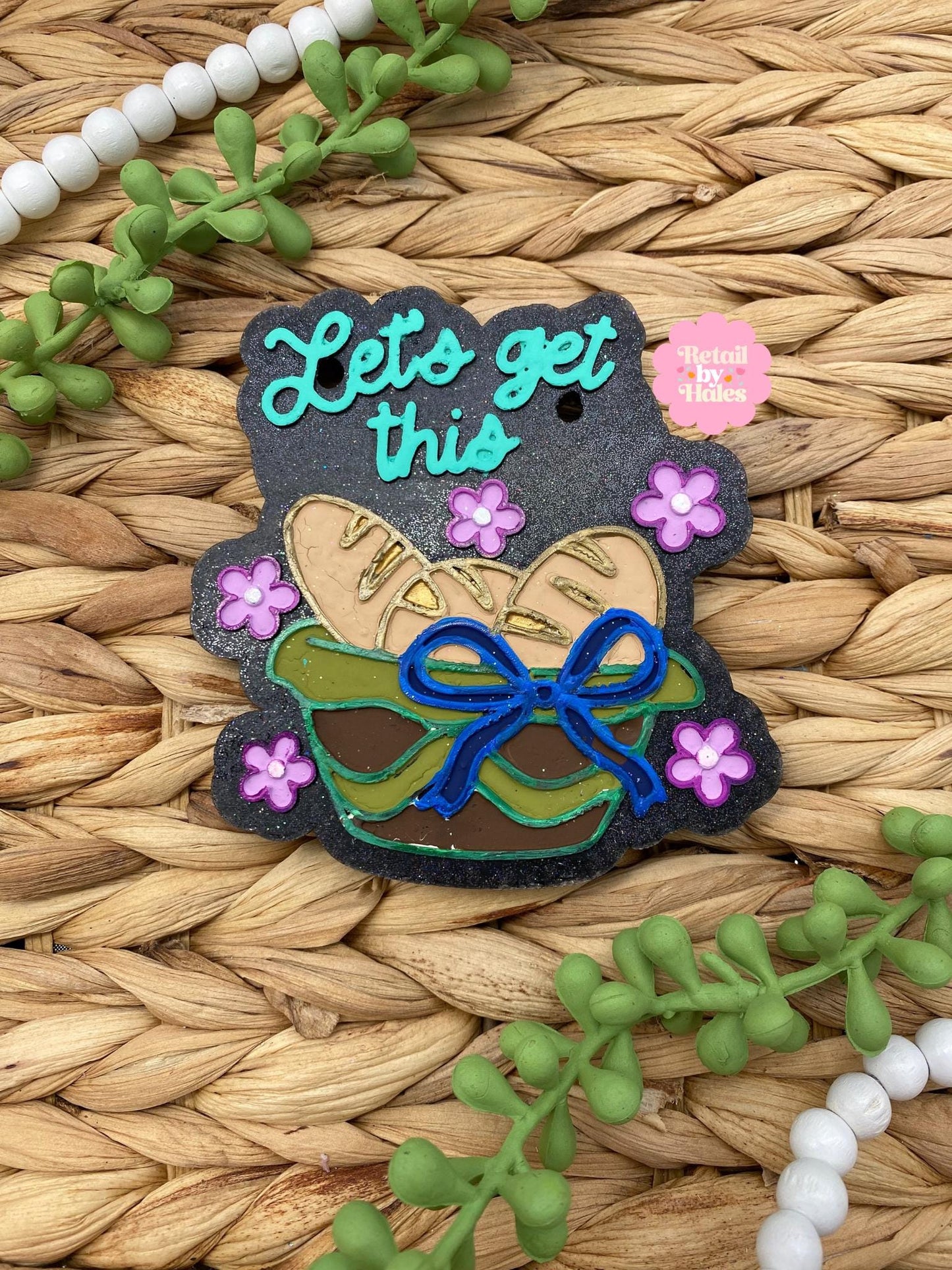 Let's Get this Bread Freshie Mold, girl boss freshie mold, small business freshie mold, sourdough freshie mold, bread soap mold, funny mold