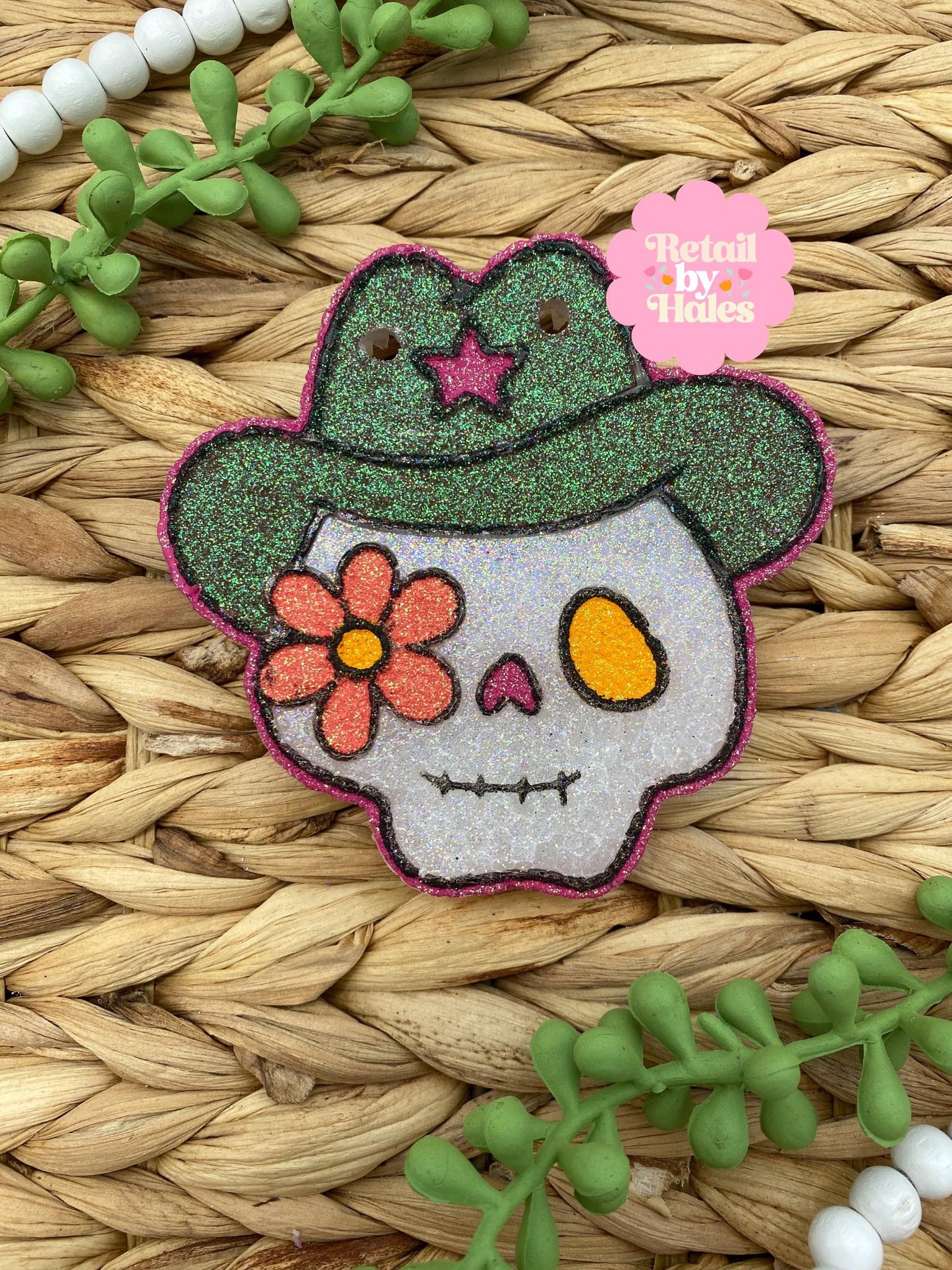 Flower Skull Freshie Mold, Western Freshie Molds, Cowboy Summer Freshie Molds, Cowgirl Freshie Molds, Farm Freshie Mold,