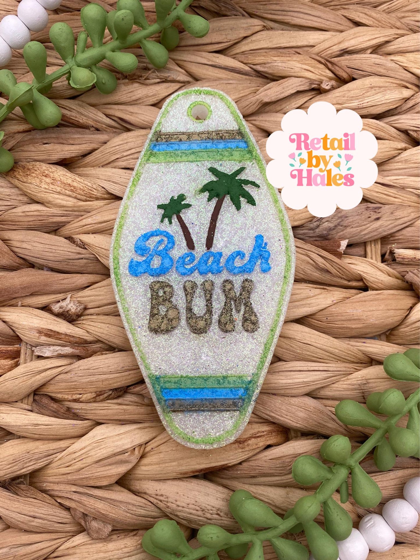 Beach Bum Motel Key Inserts Freshie Mold, car freshie designs, vacation freshie mold, ocean freshie mold, cruise freshie mold, insert mold