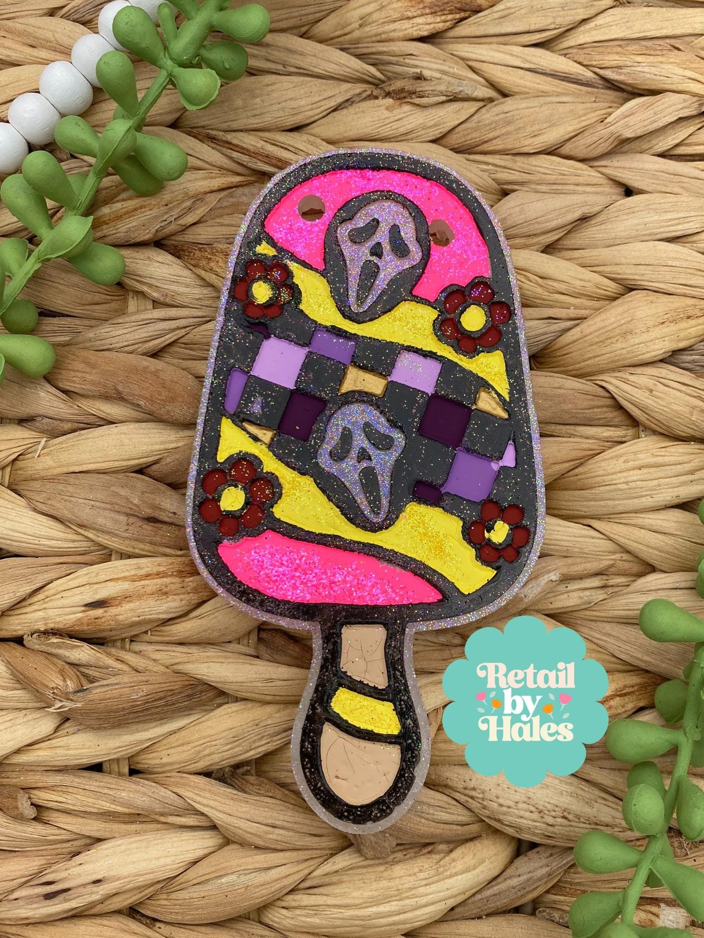 Popsicle Scream Halloween Freshie Mold, Halloween Freshie Mold, Fall Freshie Mold, Spooky Silicone Mold, Autumn Freshie Mold, fall molds,