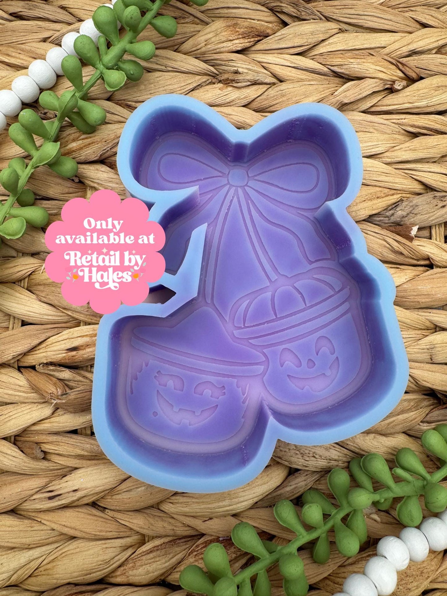 Boo Bucket Cherry Mold, Halloween Freshie Mold, Fall Freshie Mold, Retro Bucket Silicone Mold, Funny Freshie Mold,Halloween Bucket Mold