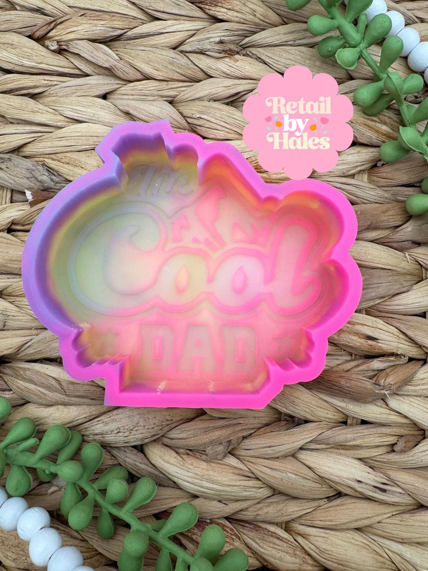 Cool Dad Freshie Mold, fathers day freshie mold, freshie making supplies, husband freshie ideas, dad freshie mold, dad silicone, Beer Dad