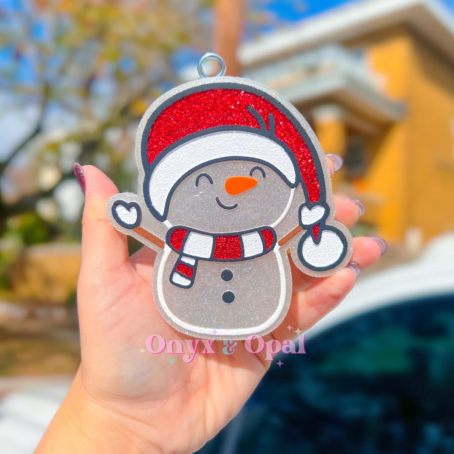 Snowman Freshie Silicone Mold
