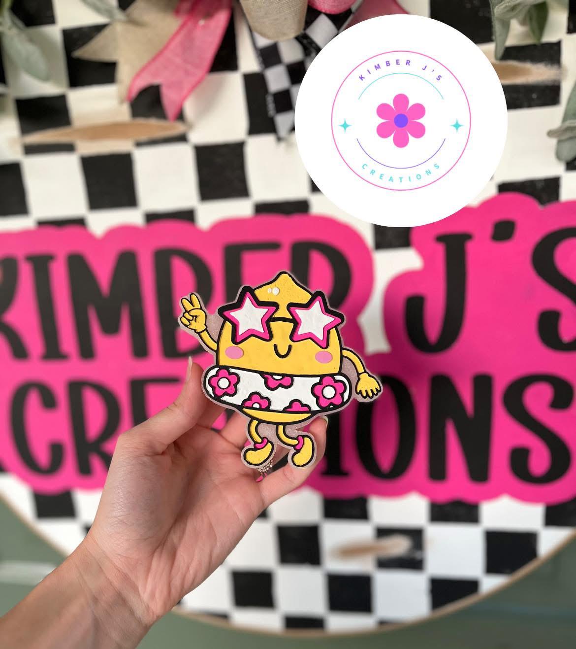 Lemon in Floatie Freshie Mold, Summer Freshie Molds, Flower Silicone Mold, Beach Freshie Molds, Summer Designs for Freshies