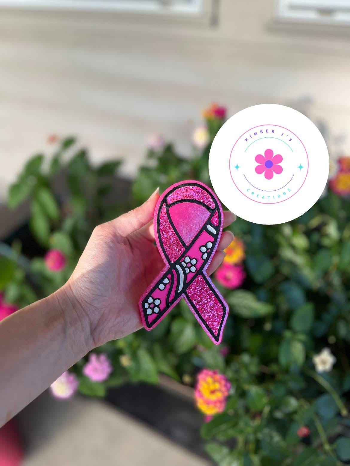 Cancer Ribbon Mold, Ribbon Freshie Mold, Cancer Freshie Mold, Breast Cancer Silicone Mold, Awareness ribbon mold, chemo freshie mold