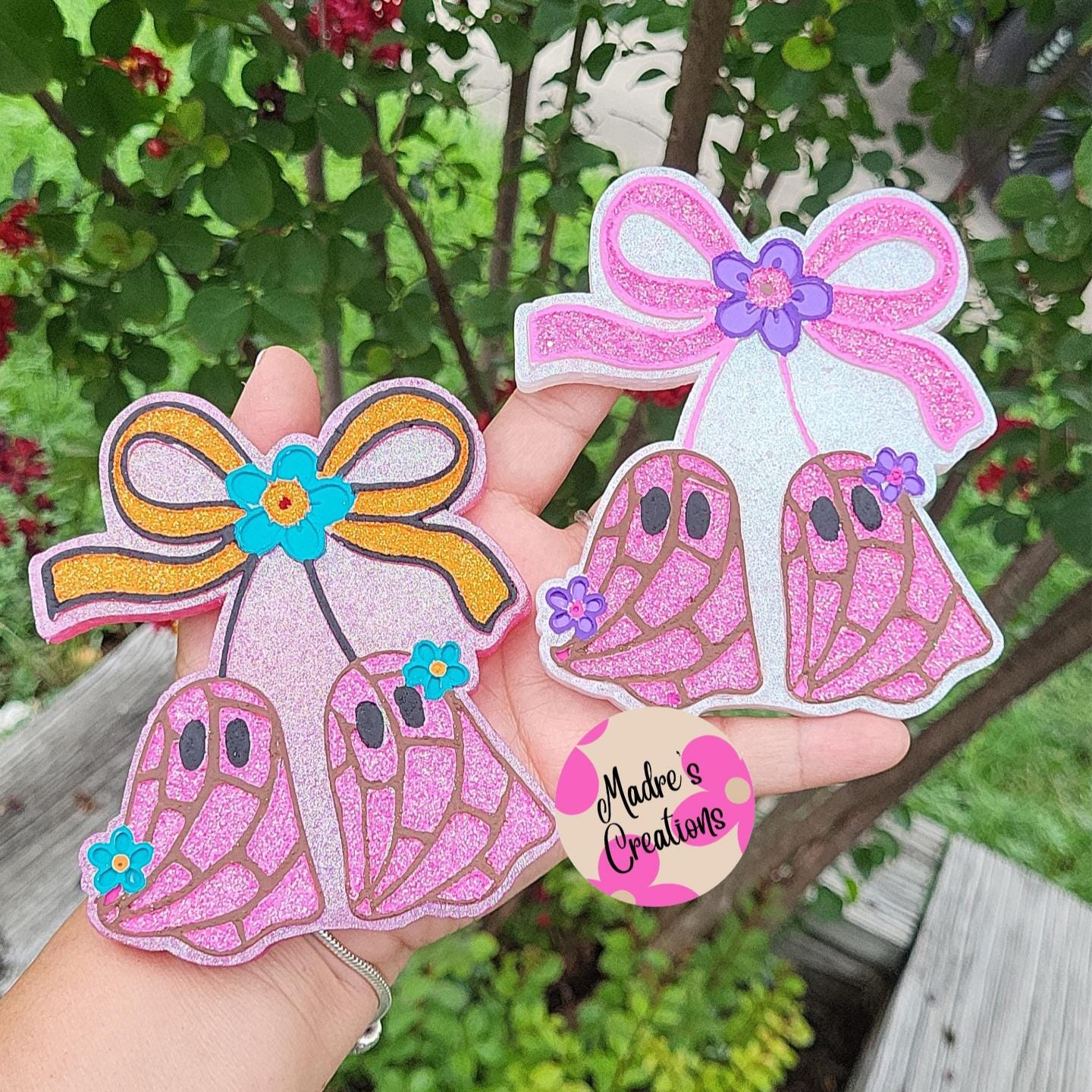 Ghost Concha Cherry Mold, Halloween Freshie Mold, Mexican Freshie Mold, Ghost Silicone Mold, Freshie Mold, Spooky Mold