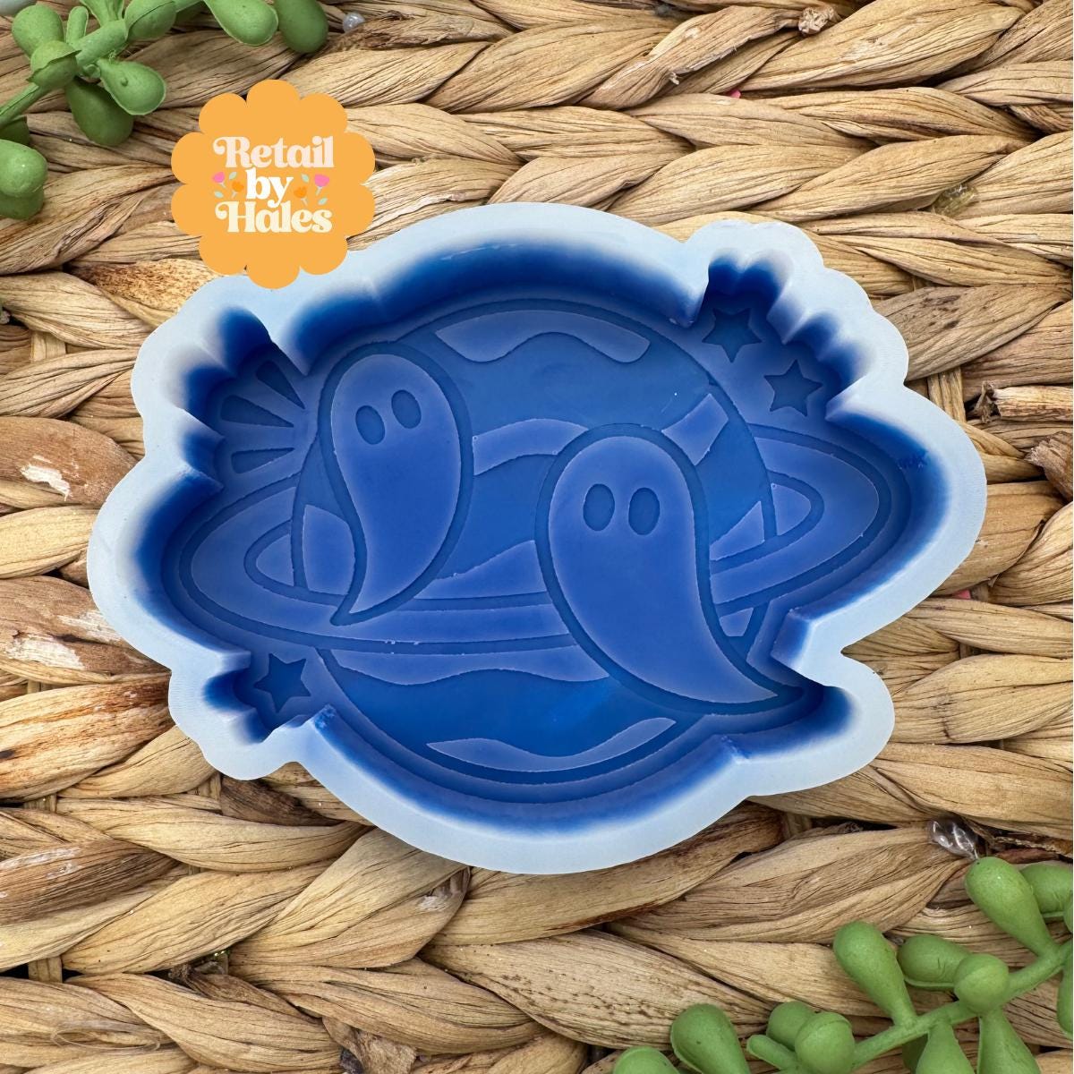 Ghost Planet Mold, Jupiter Halloween Freshie Mold, Fall Freshie Mold, Ghost Silicone Mold, Coffee Shop Freshie Mold, Spooky Mold