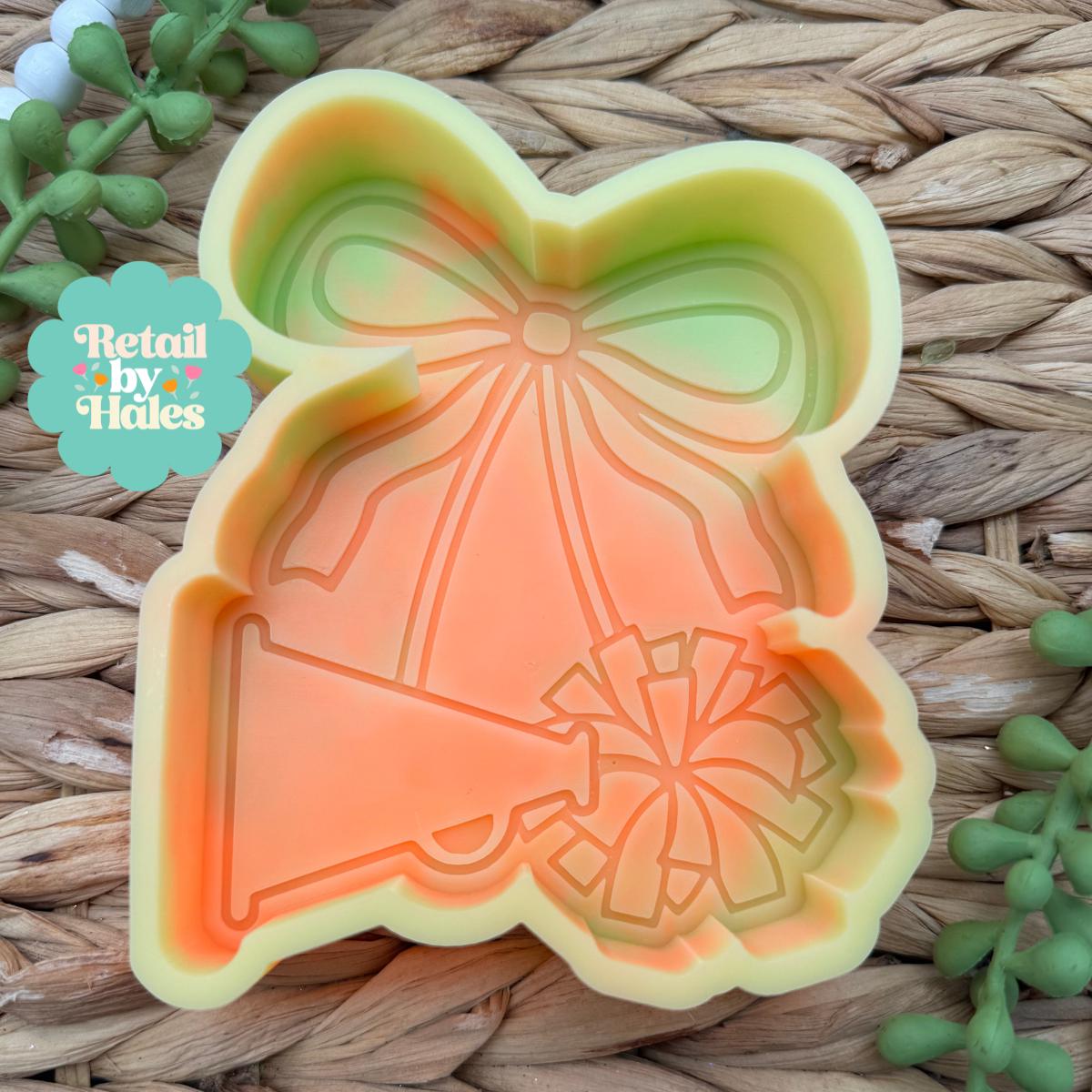 Cheer Cherry Freshie Mold, Sport Freshie Mold, High School Silicone Mold, cheerleader freshie mold, cheer squad team freshies, cheer mold